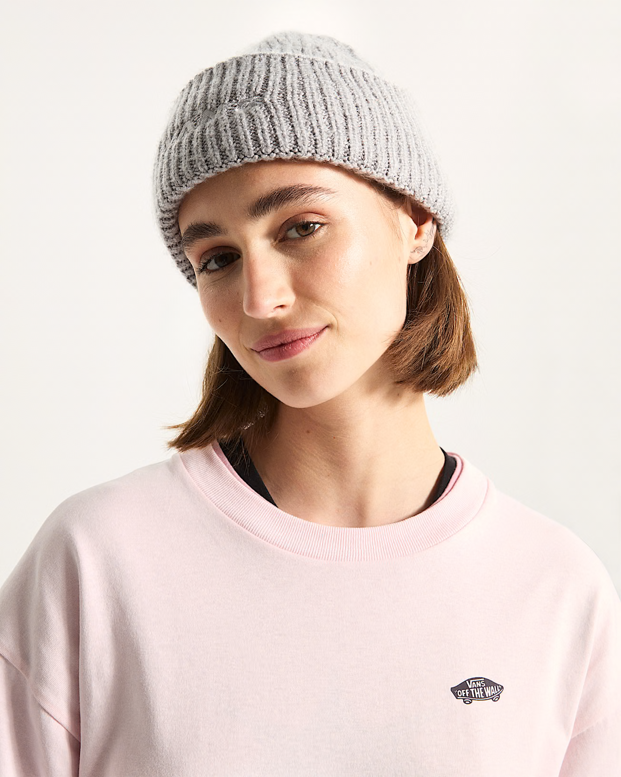 Vans Densmore Wide Cuff Beanie Heather Grey