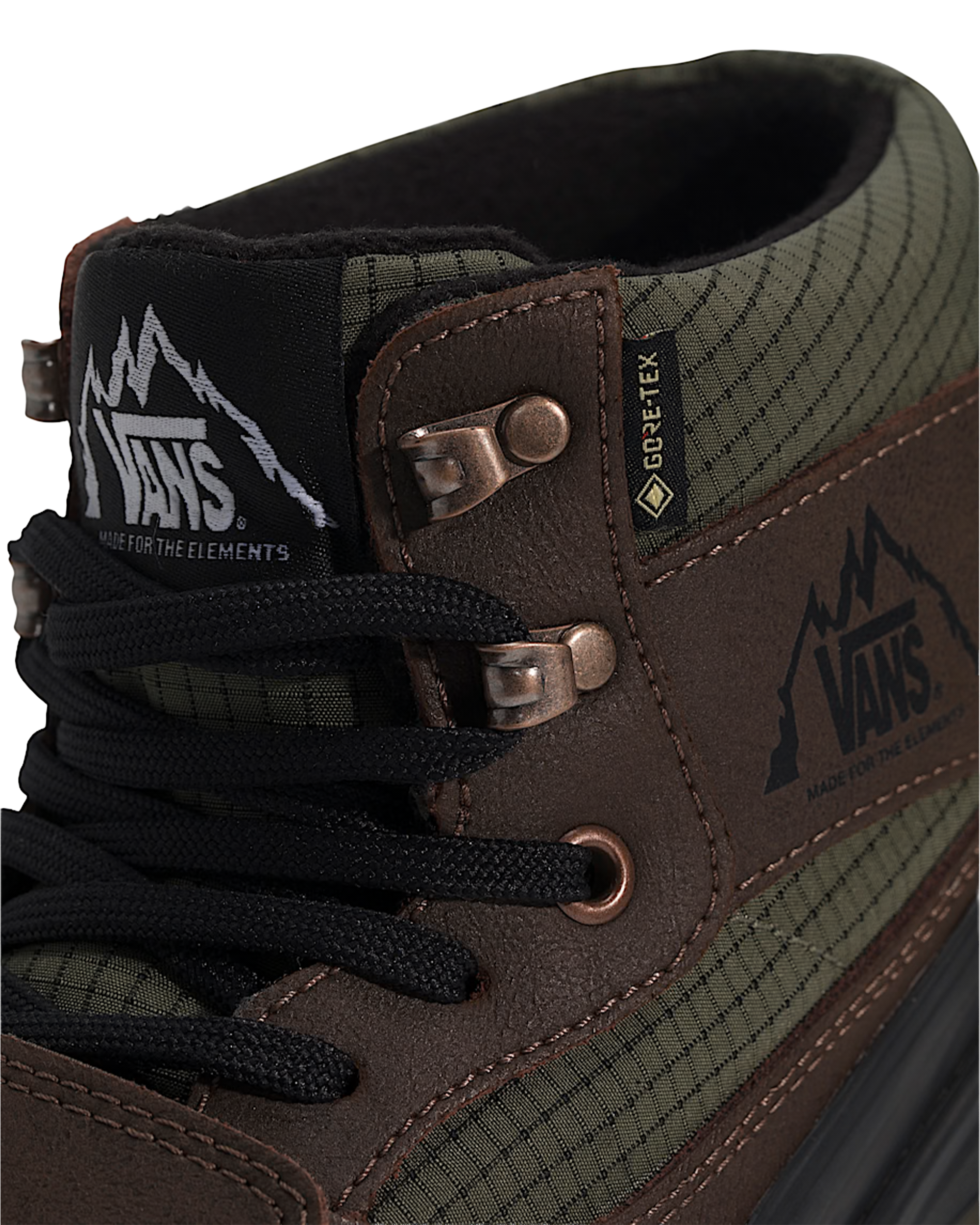 Vans MTE Mountain Mid Gore-Tex Dark Green/Dark Brown