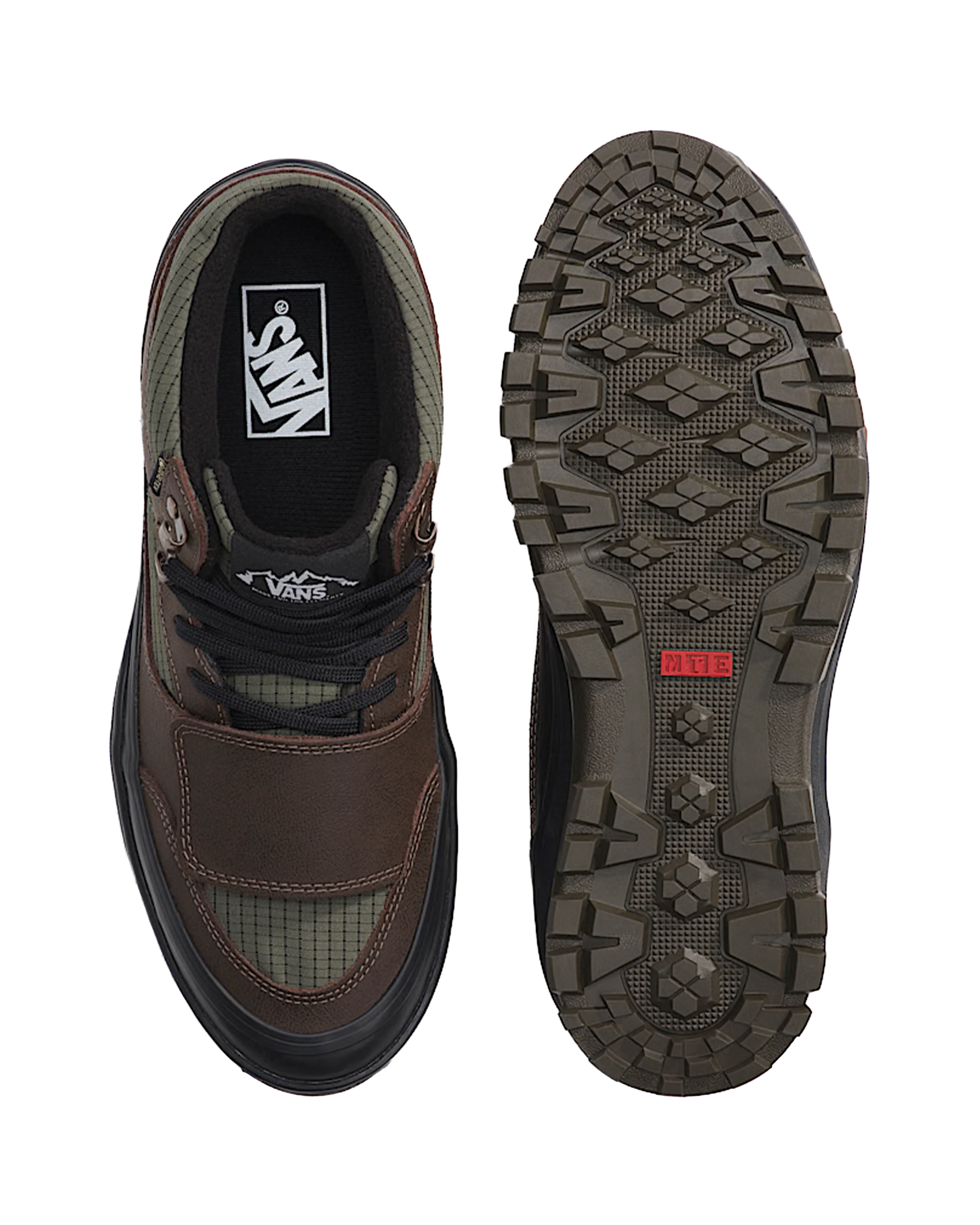 Vans MTE Mountain Mid Gore-Tex Dark Green/Dark Brown