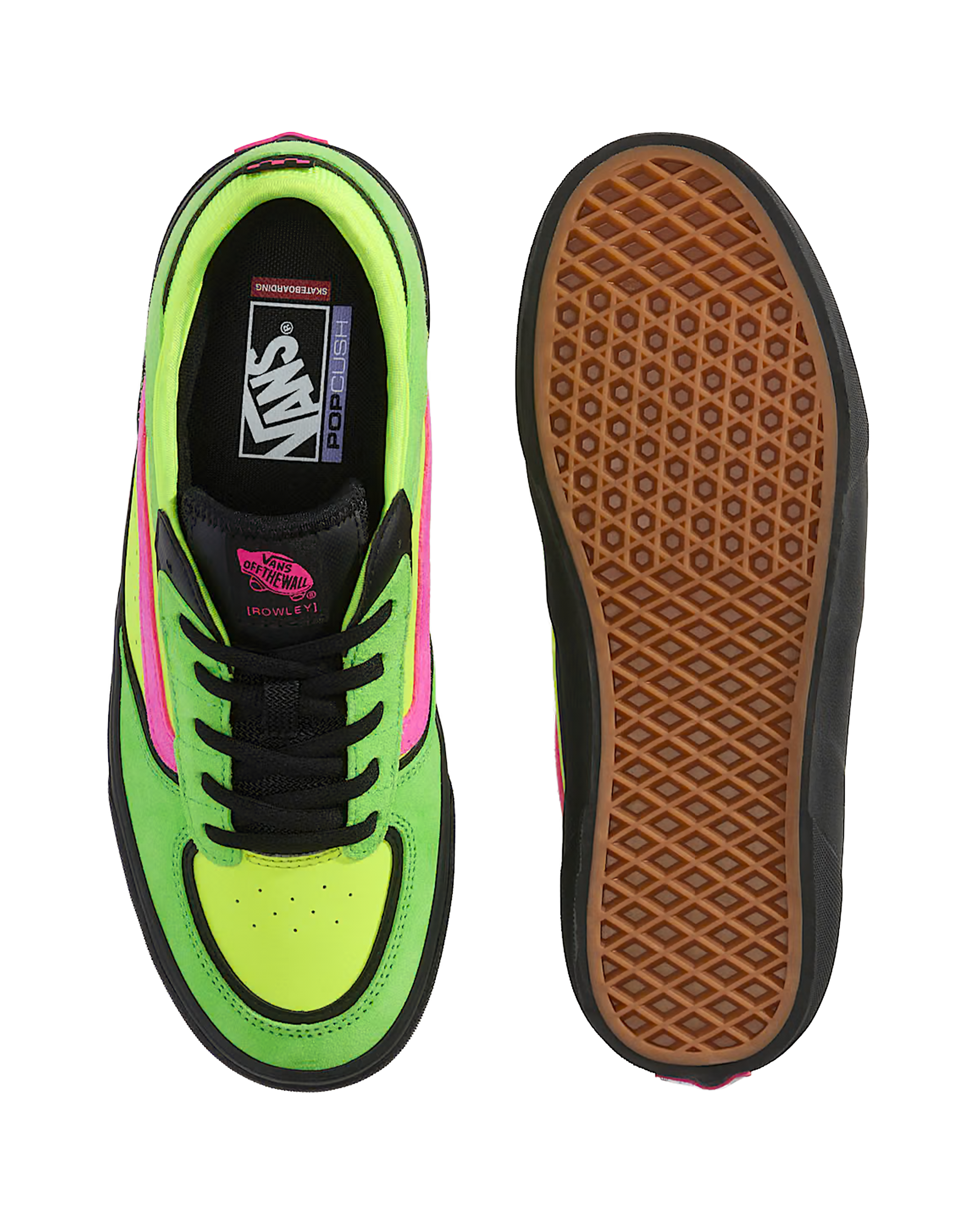Vans Rowley Neon/Pink/Green