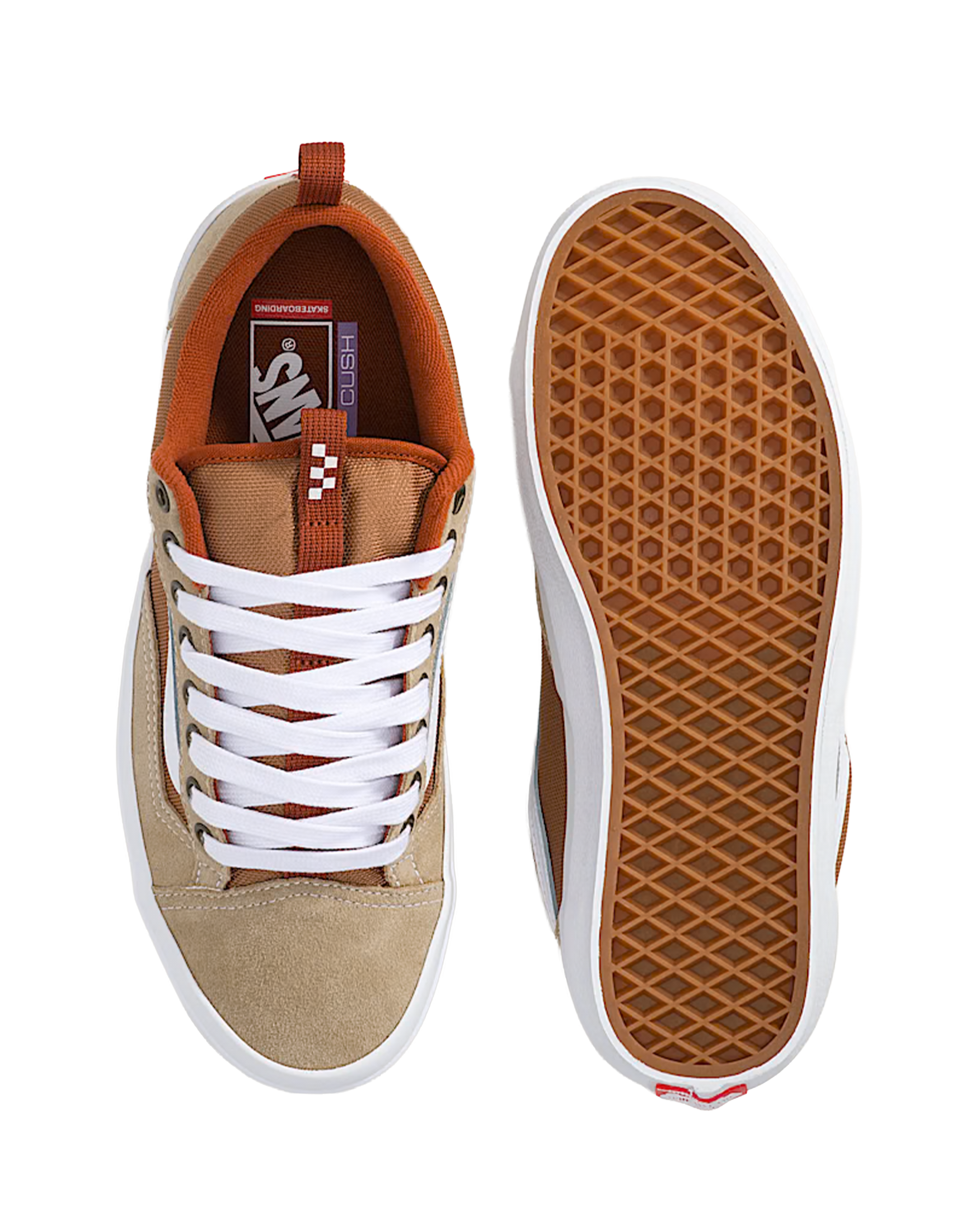 Vans Skate Old Skool 36 + Khaki/Burnt Orange