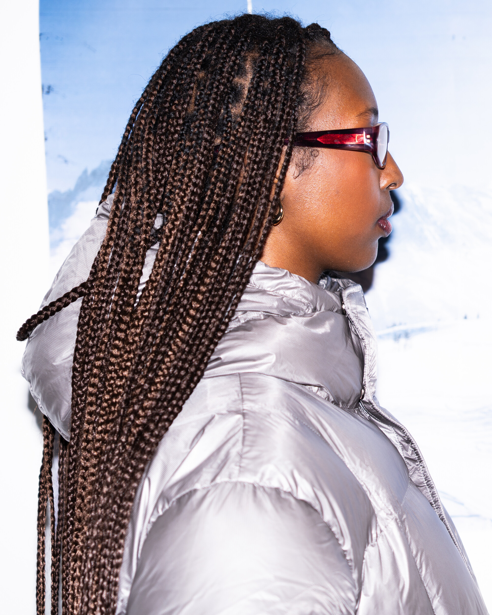 Flatlist 'Eddie Kyu' - Fantasy Pink /Peach Lens blue Light Lens