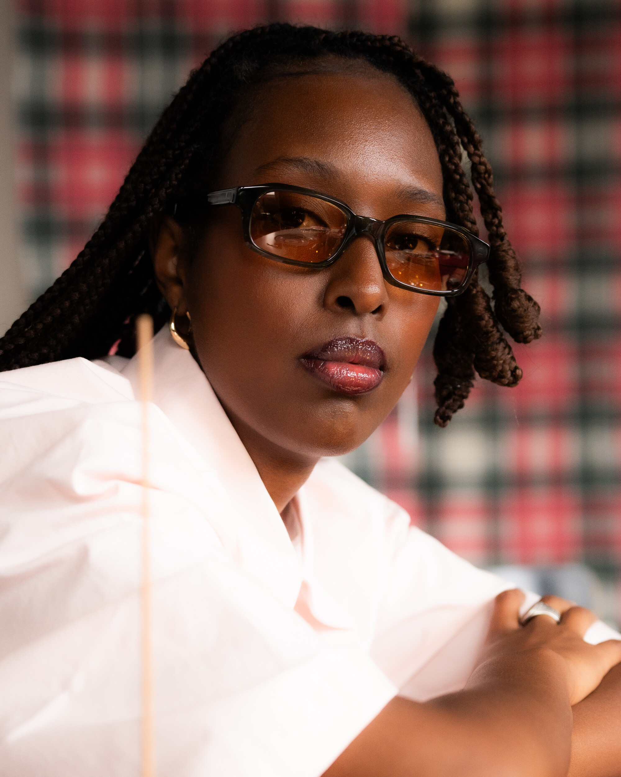 Flatlist 'Hanky' - Solid Black/Solid Black Lens