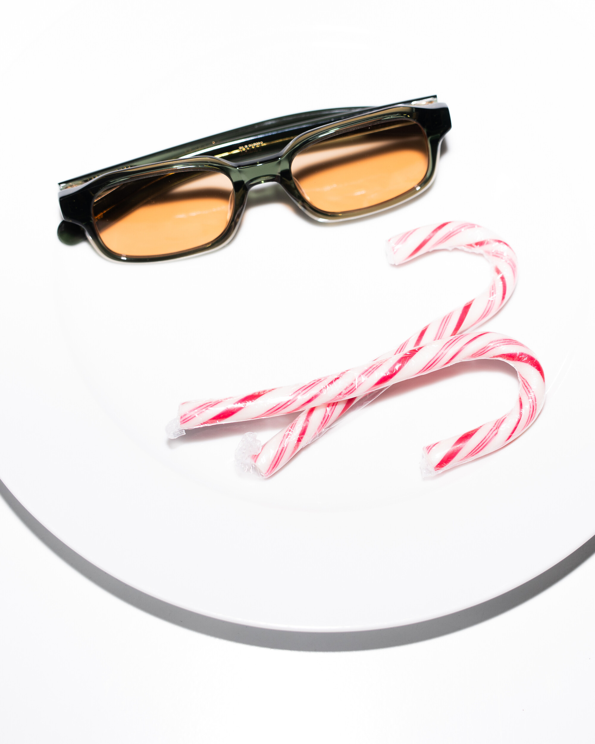 Flatlist 'Hanky' - Crystal Duck Green/Faded Orange Lens