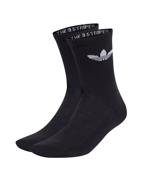 Adidas Adidas Trefoil Cushion Crew Socks 3 Pairs -  Black