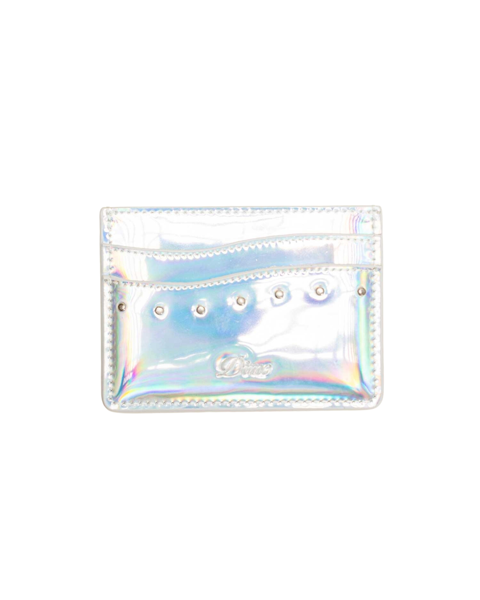 Dime Studded Cardholder - Holographic