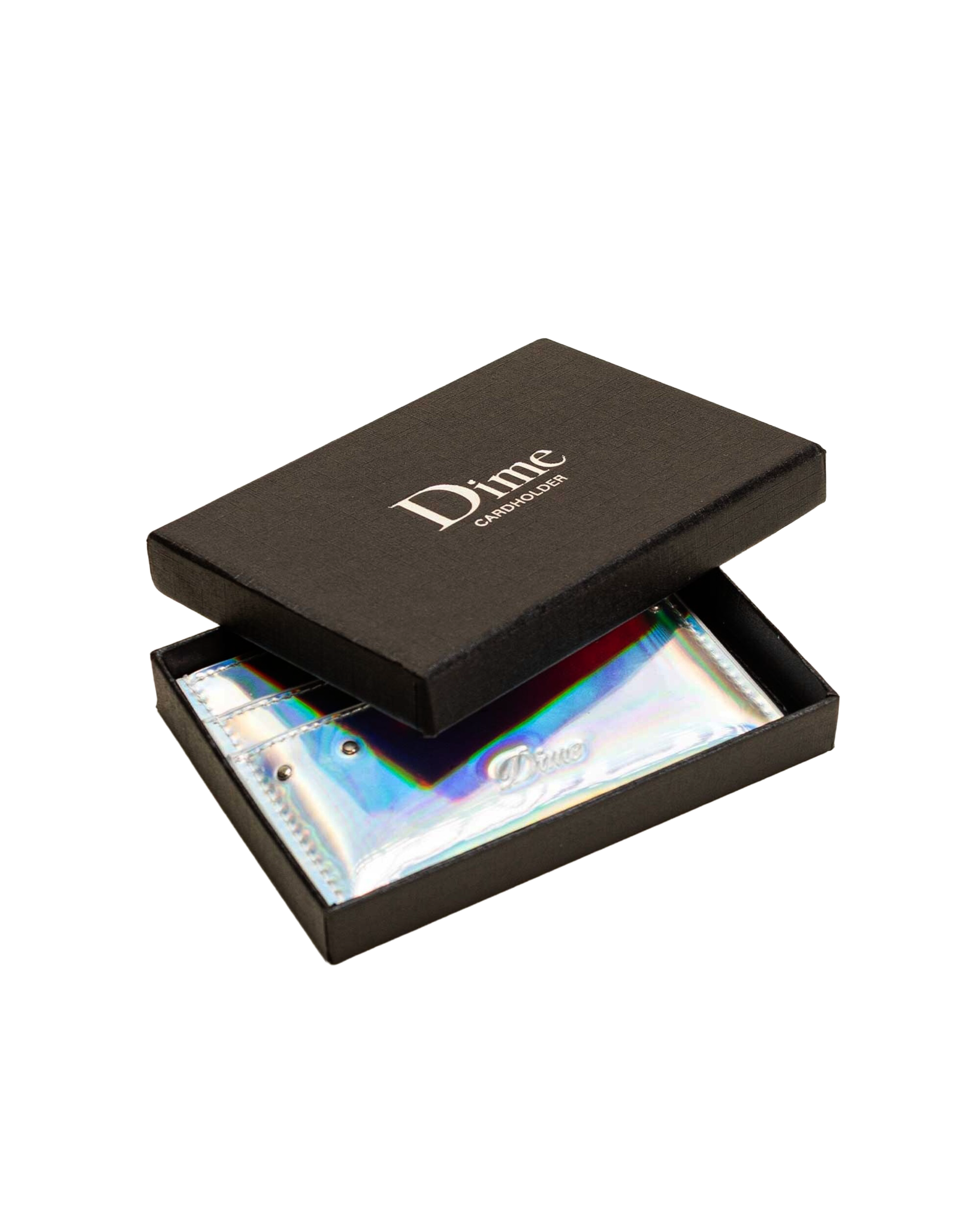 Dime Studded Cardholder - Holographic