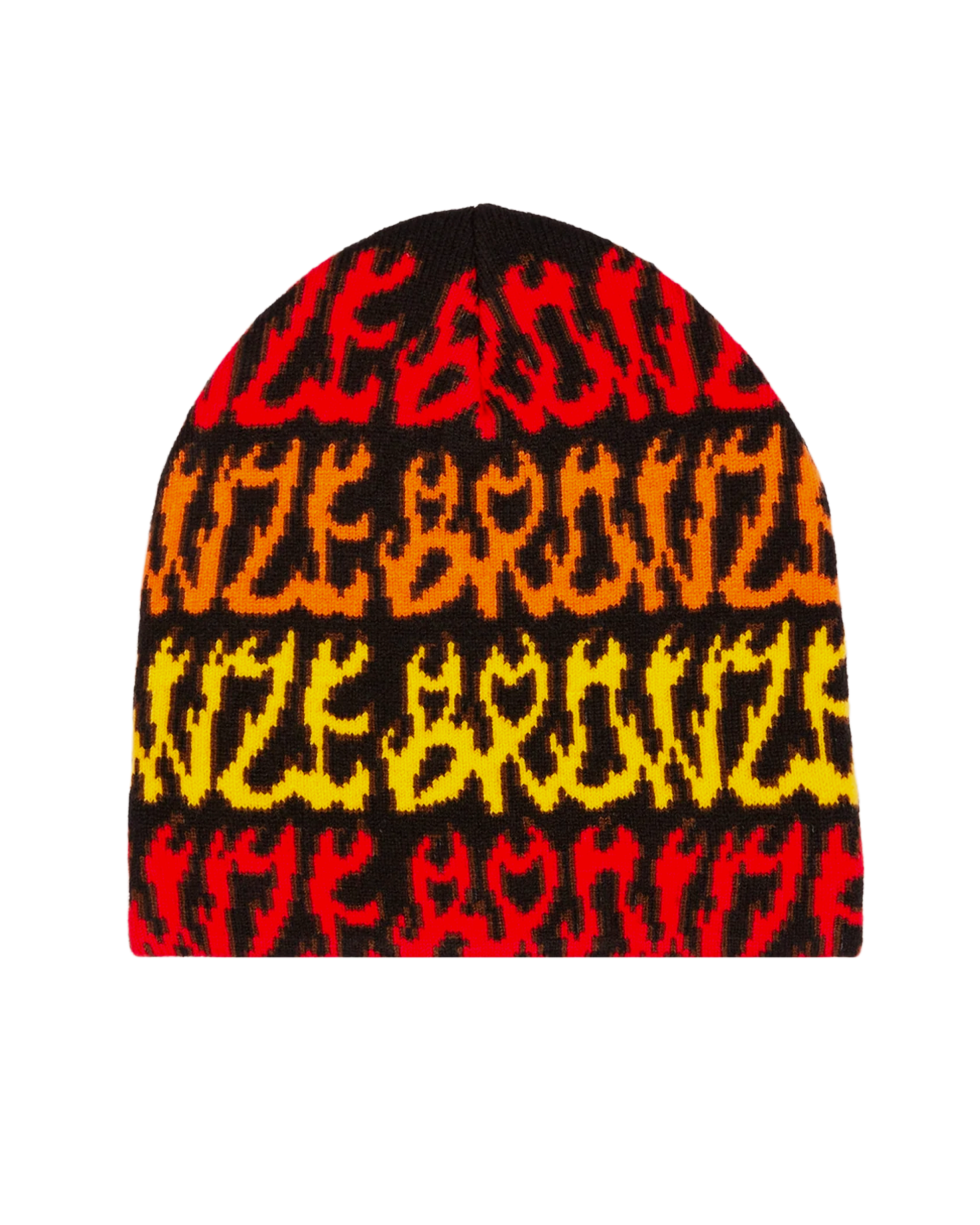 Bronze Flame Beanie Black
