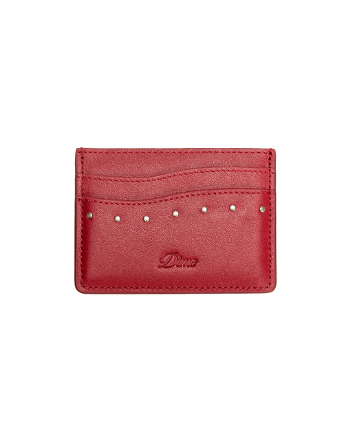Dime Dime Studded Cardholder - Red