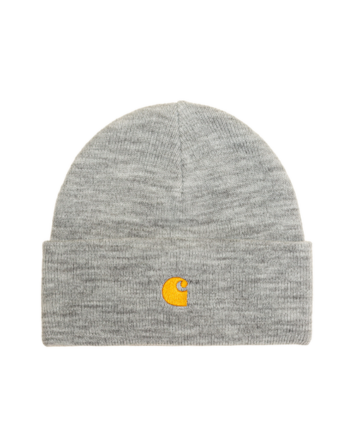 Carhartt WIP Carhartt WIP Chase Beanie - Grey Heather/Gold