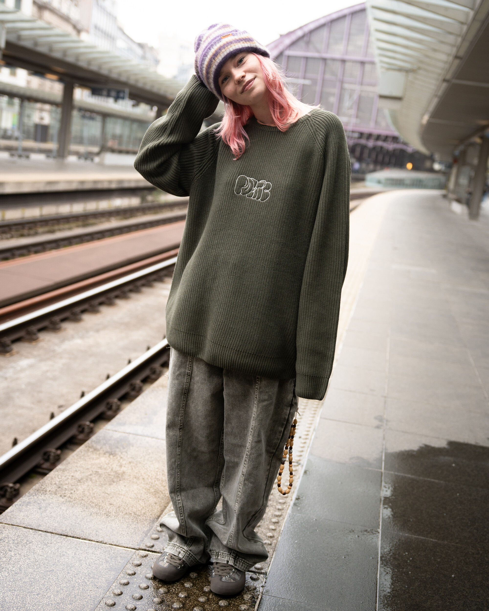 Heresy Bead Keychain Wood / Metal