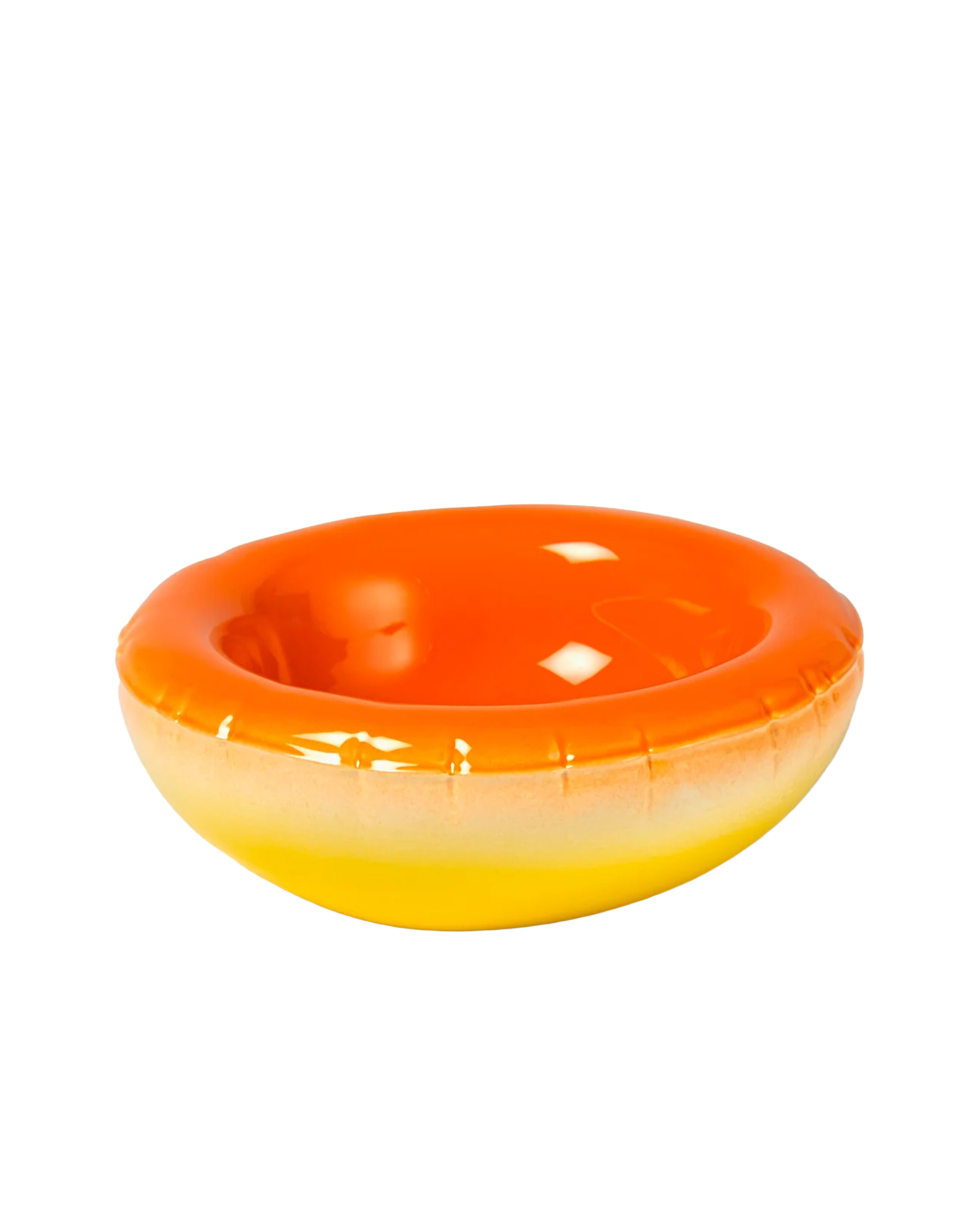 Home Studyo Bowl 'LISA' - Hand sprayed ombre orange