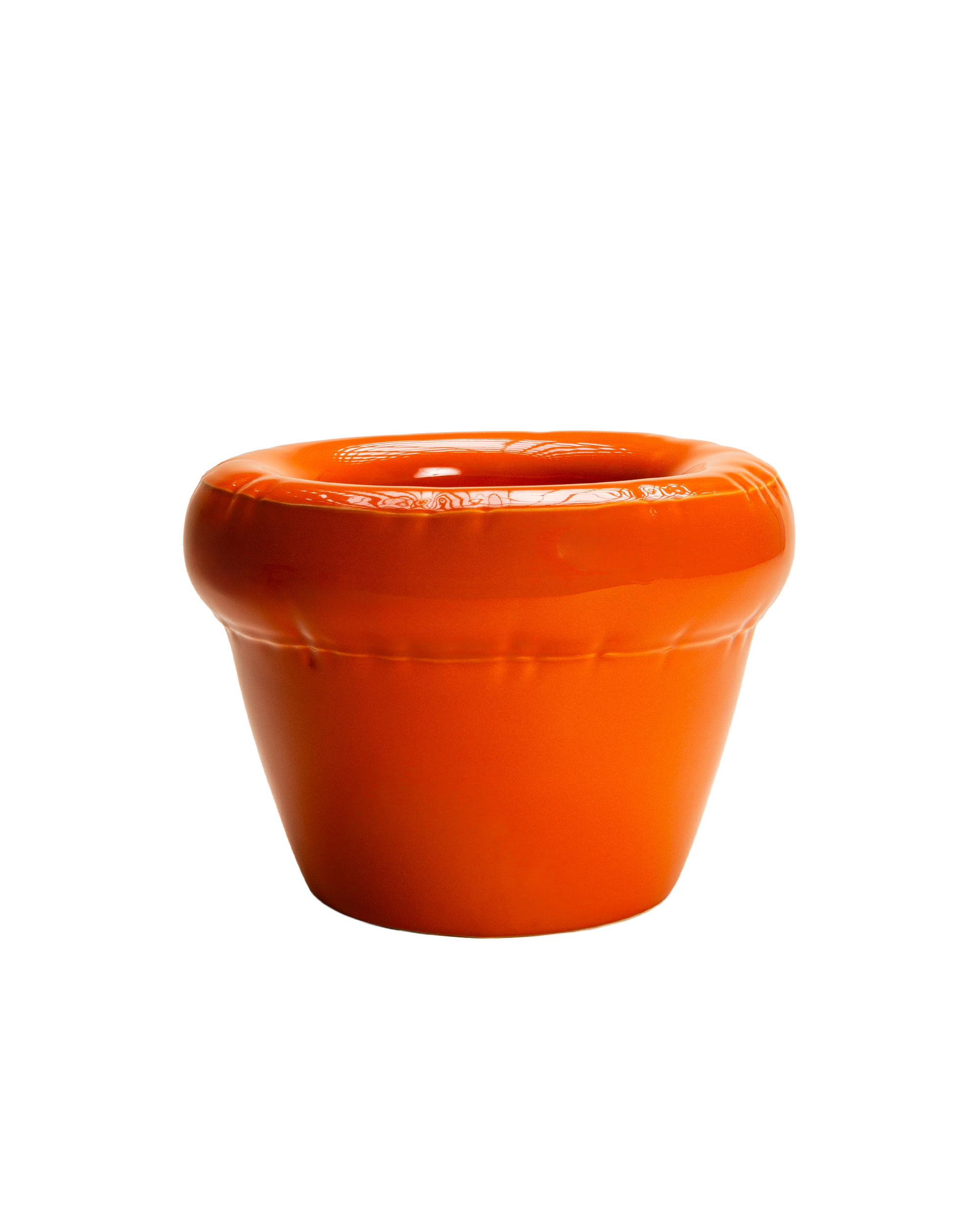 Home Studyo Planter 'PIERRE' - Carrot Gloss Orange
