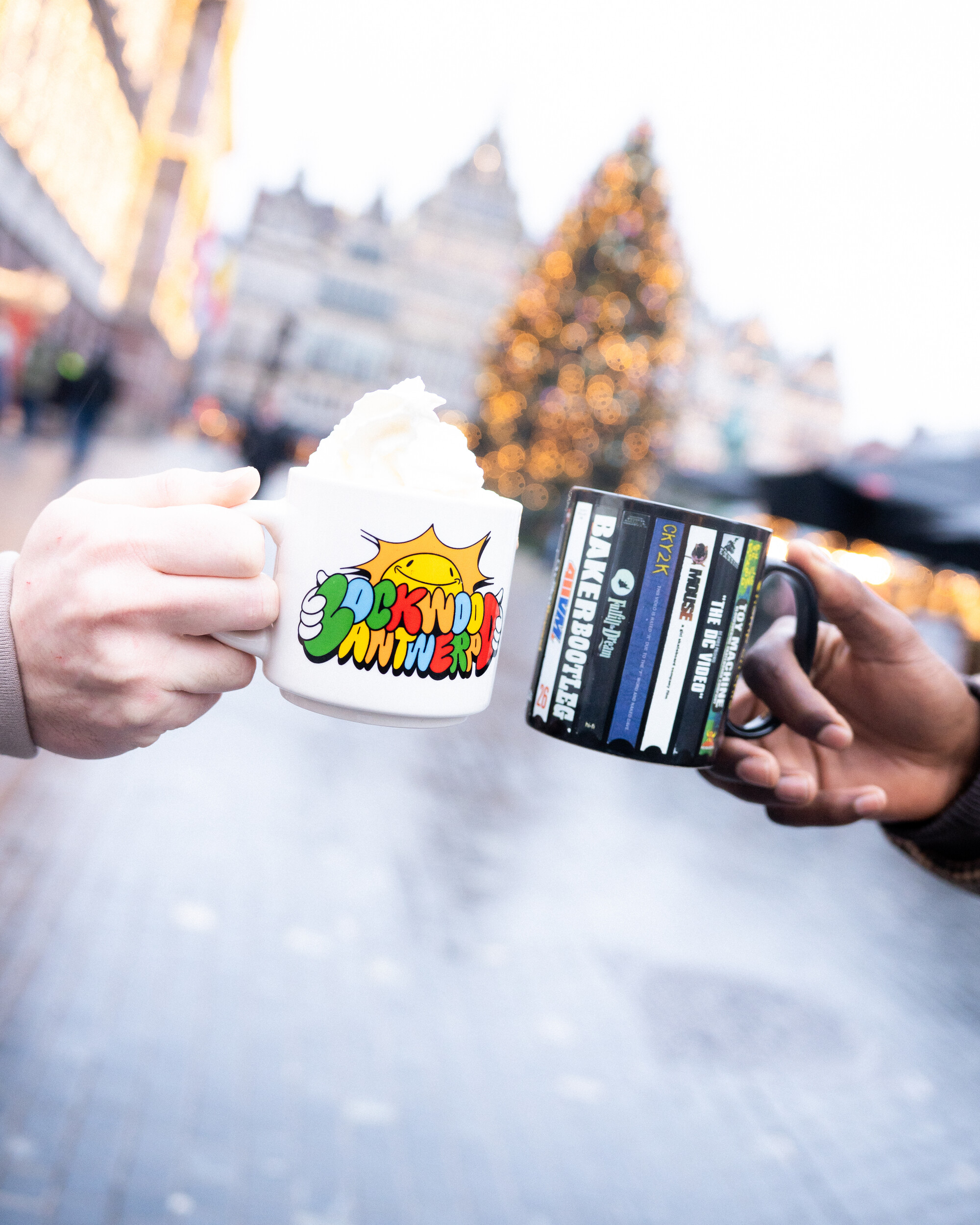 Tasse à café Lockwood Sunny Antwerp - Blanc / Arc-en-ciel