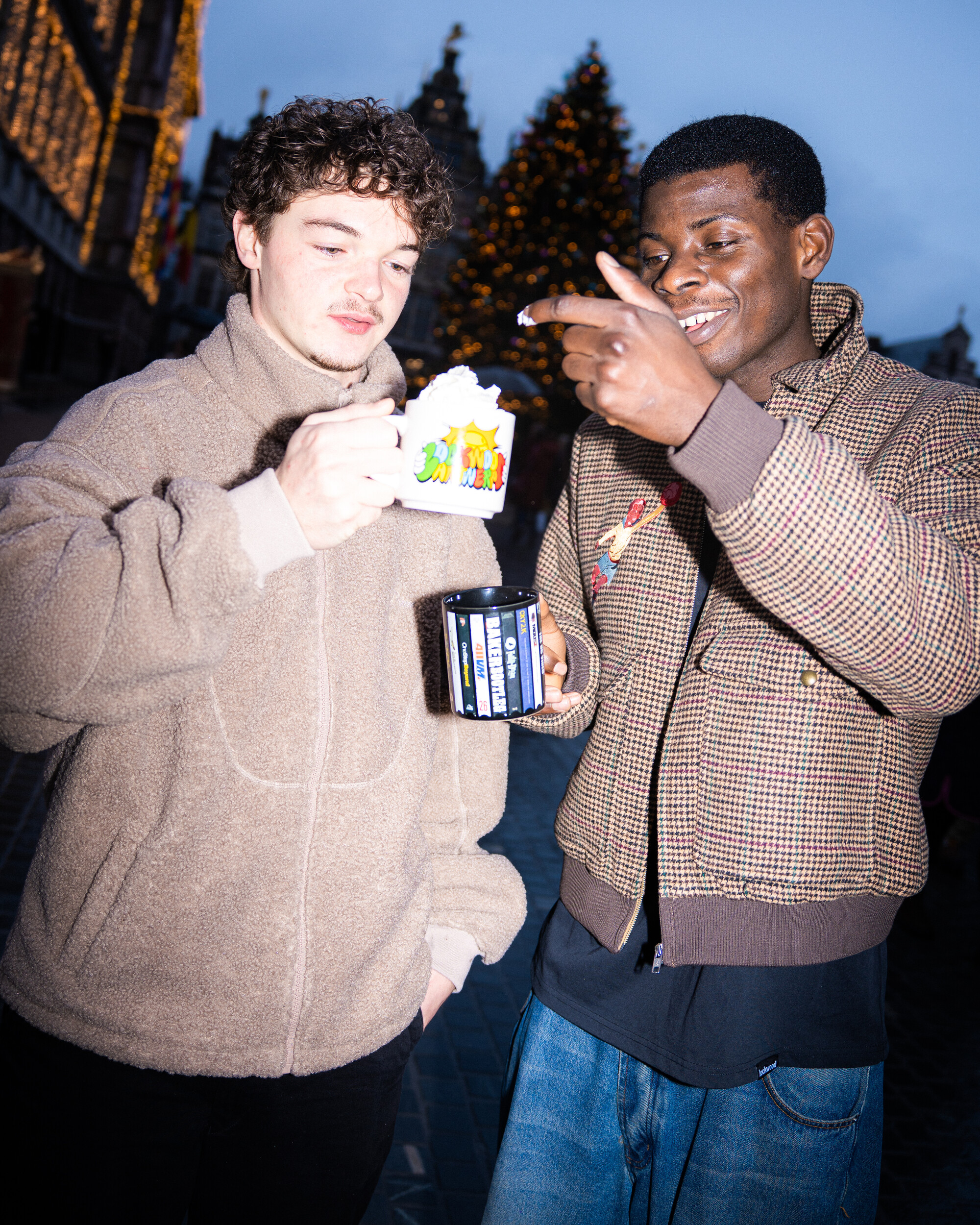 Tasse à café Lockwood Sunny Antwerp - Blanc / Arc-en-ciel