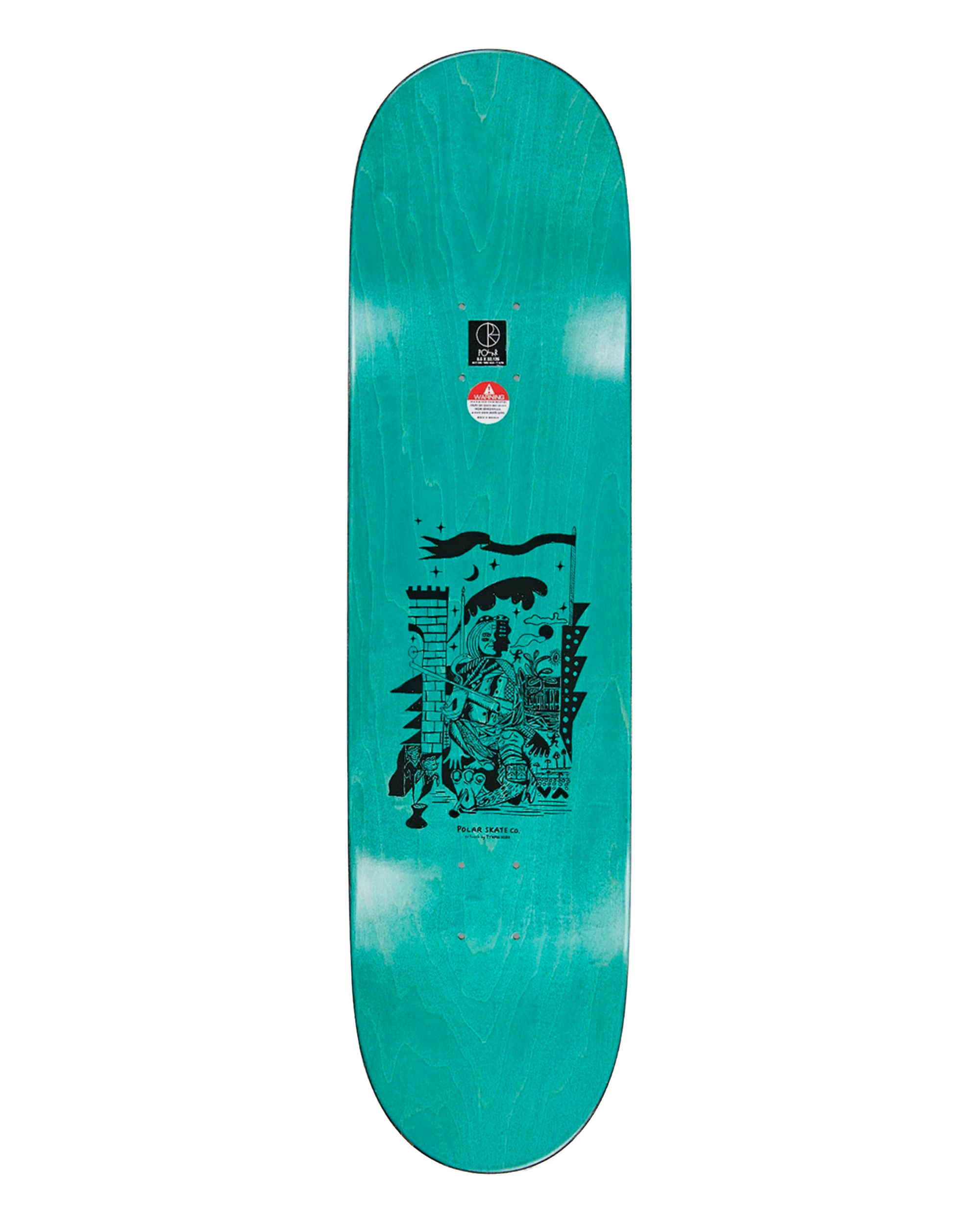 Polar Aaron Herrington Pot Demons Yellow Deck 7.875