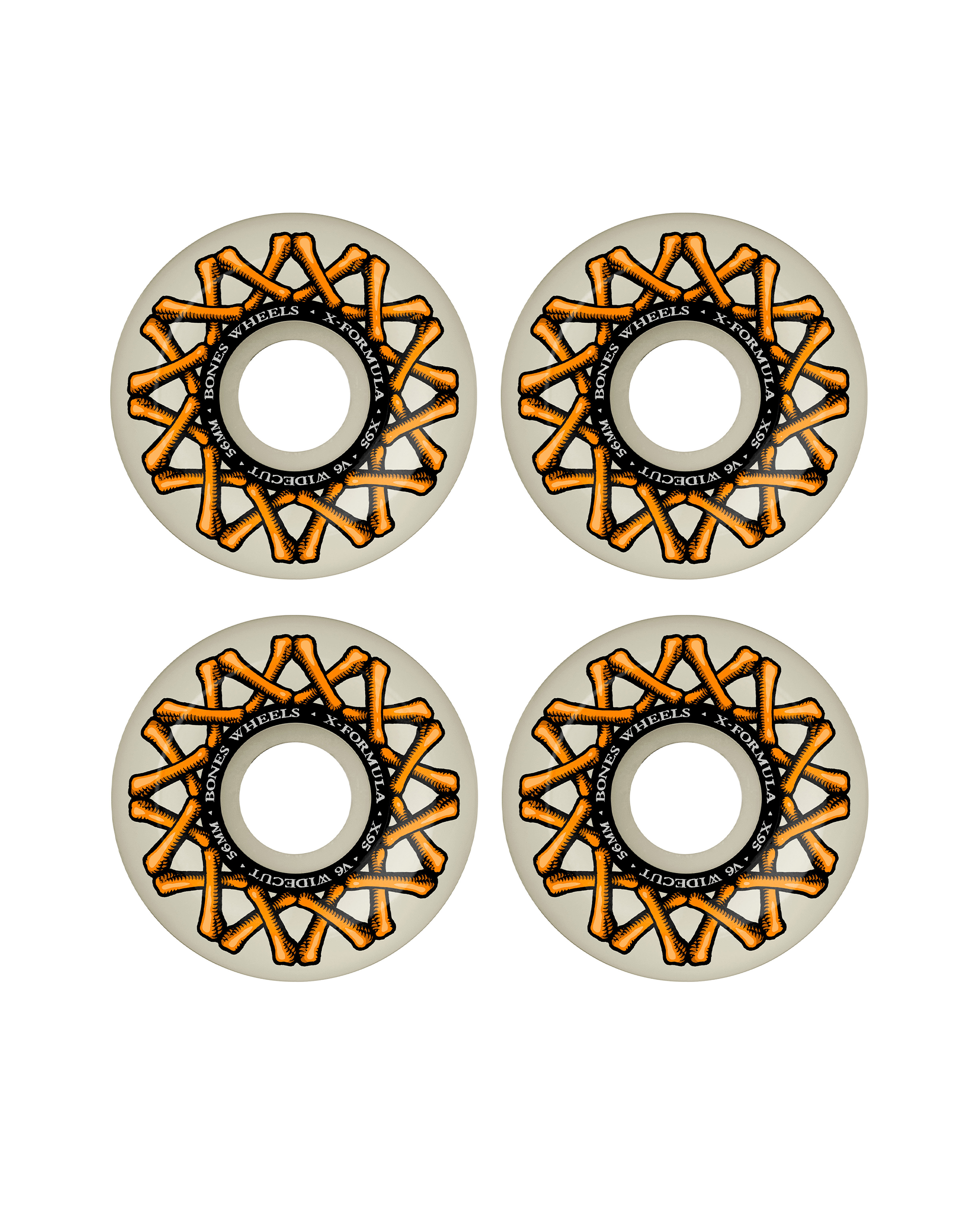 Bones Wheels X Formula 95A V6 Wide Cut 56mm