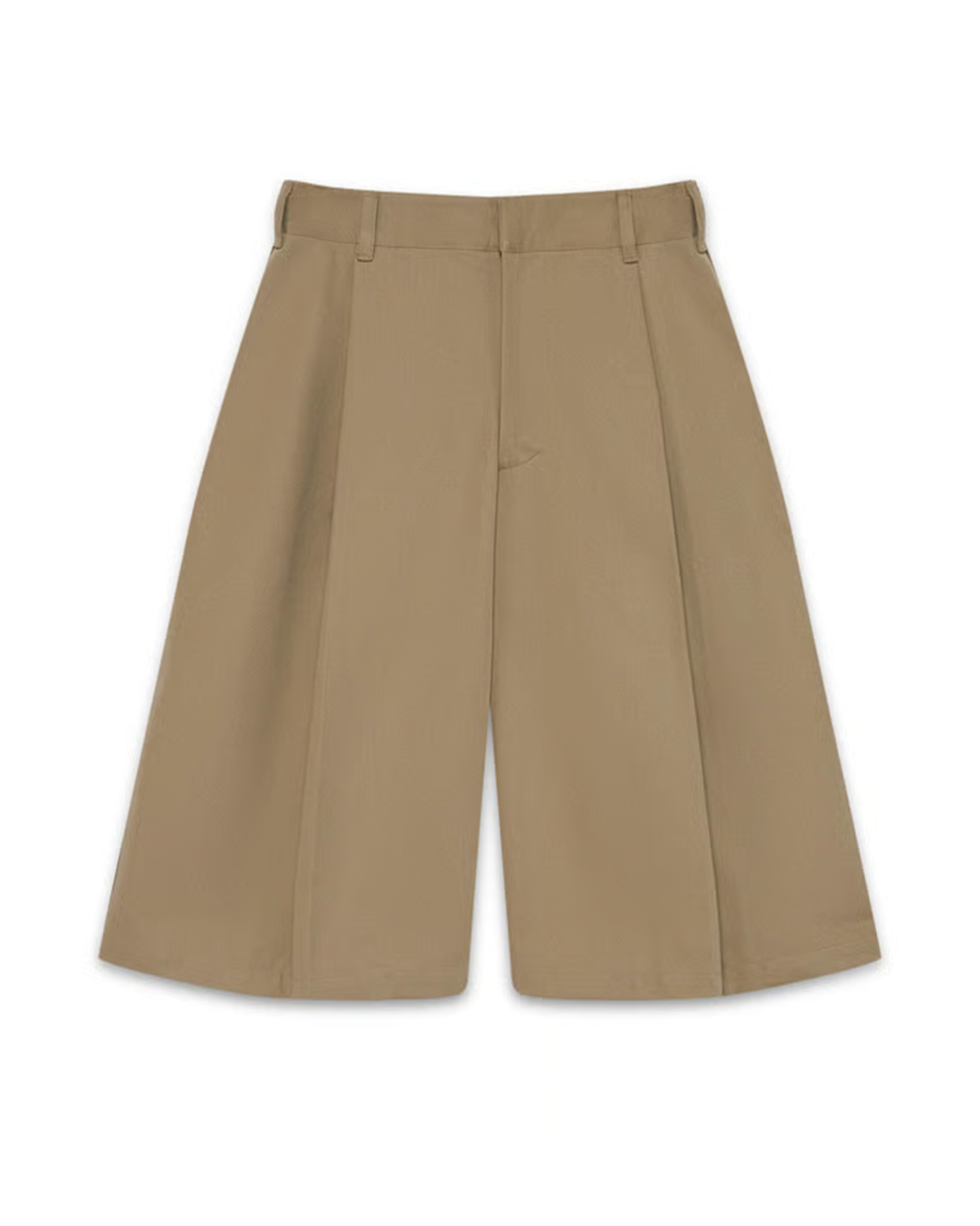 Seventh Bermuda Pleat Short - Biscuit