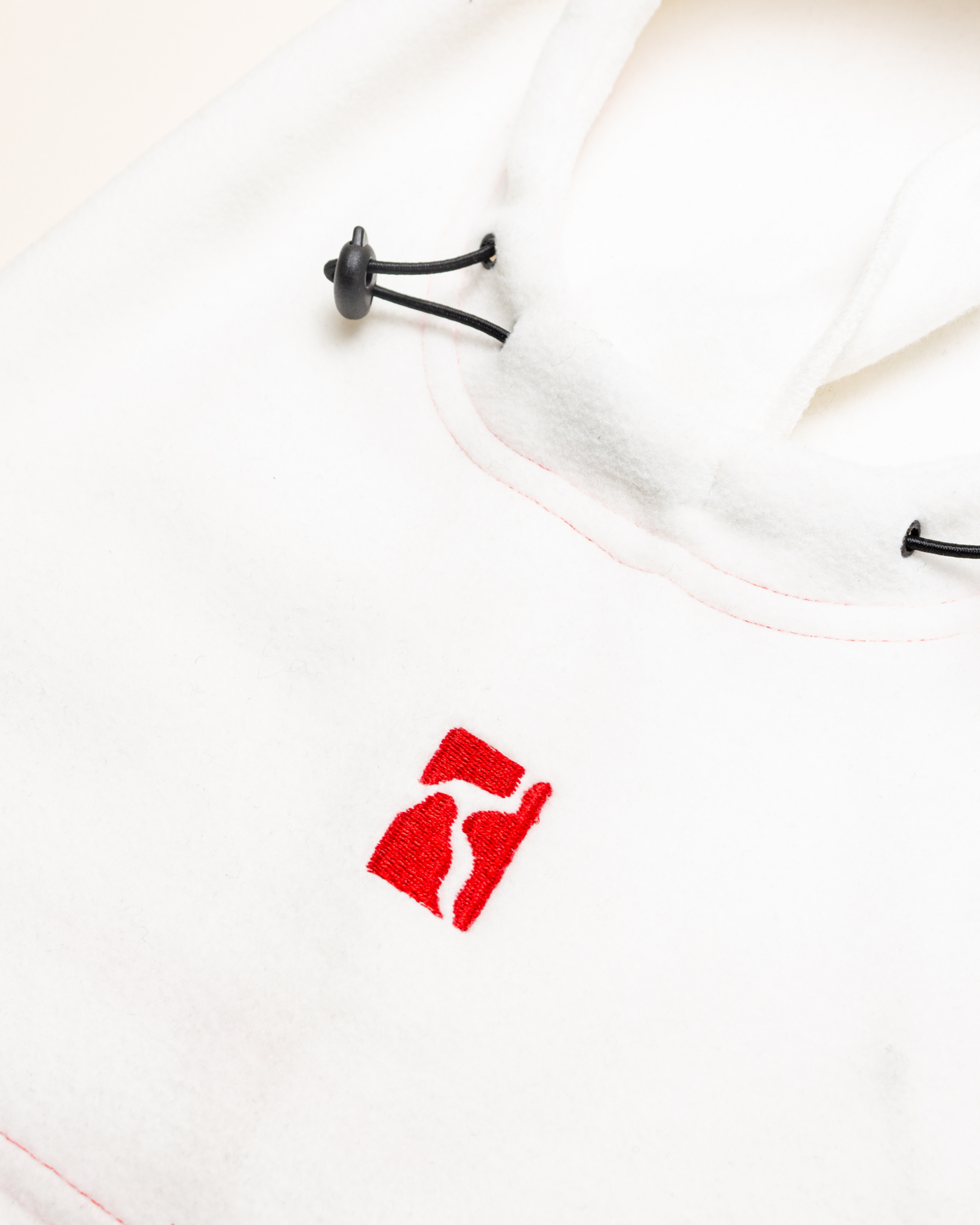 Poetic Collective Balaclava - Off-White / Red