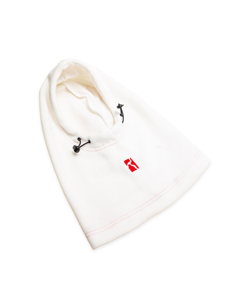 Poetic Collective Poetic Collective Balaclava - Off-White / Red