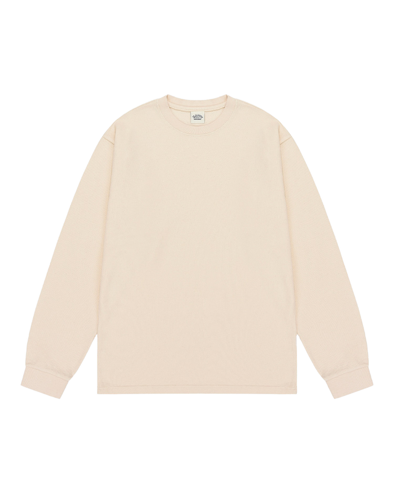Kappy Kappy Waffle Longsleeve Cream