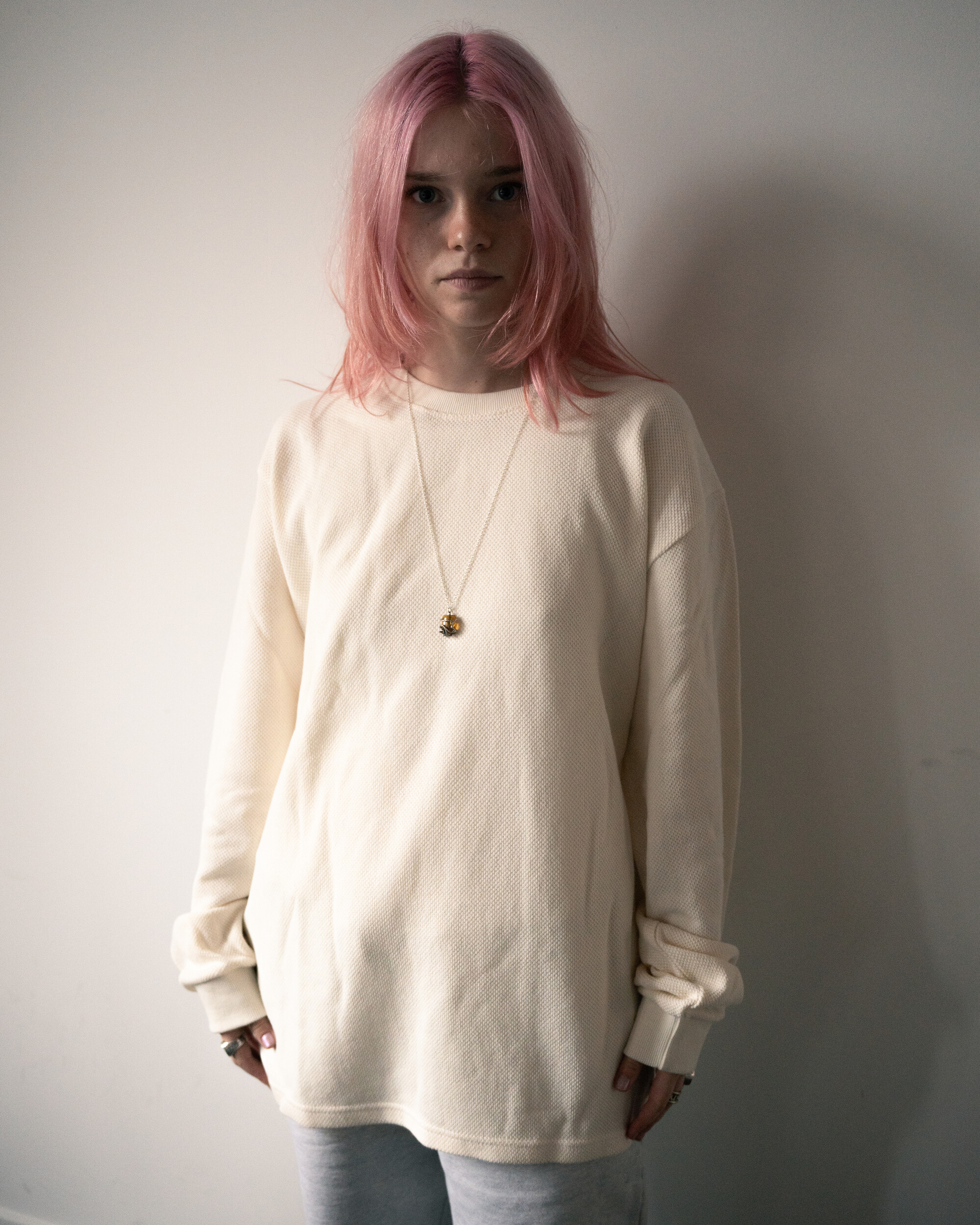 Kappy Waffle Longsleeve Cream