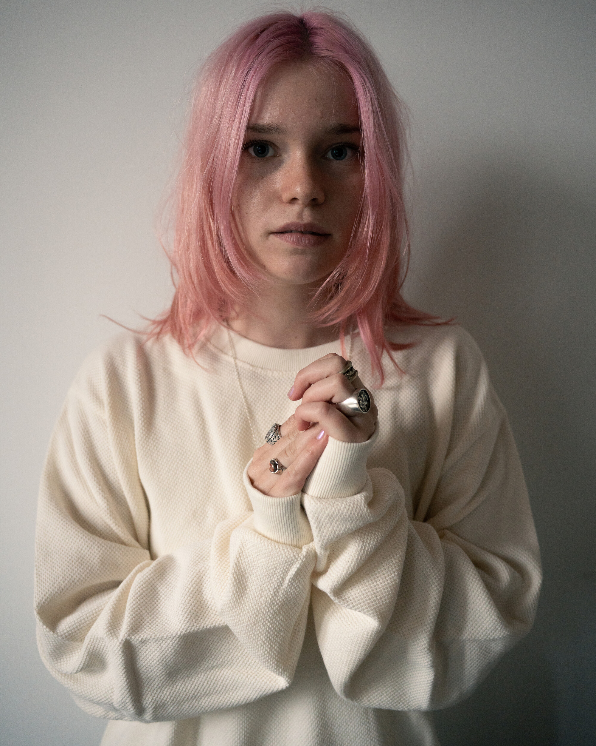 Kappy Waffle Longsleeve Cream