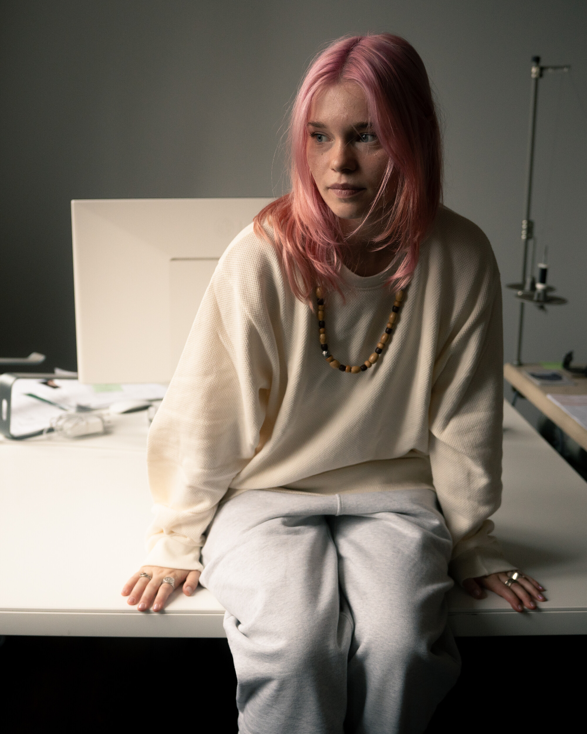 Kappy Waffle Longsleeve Cream