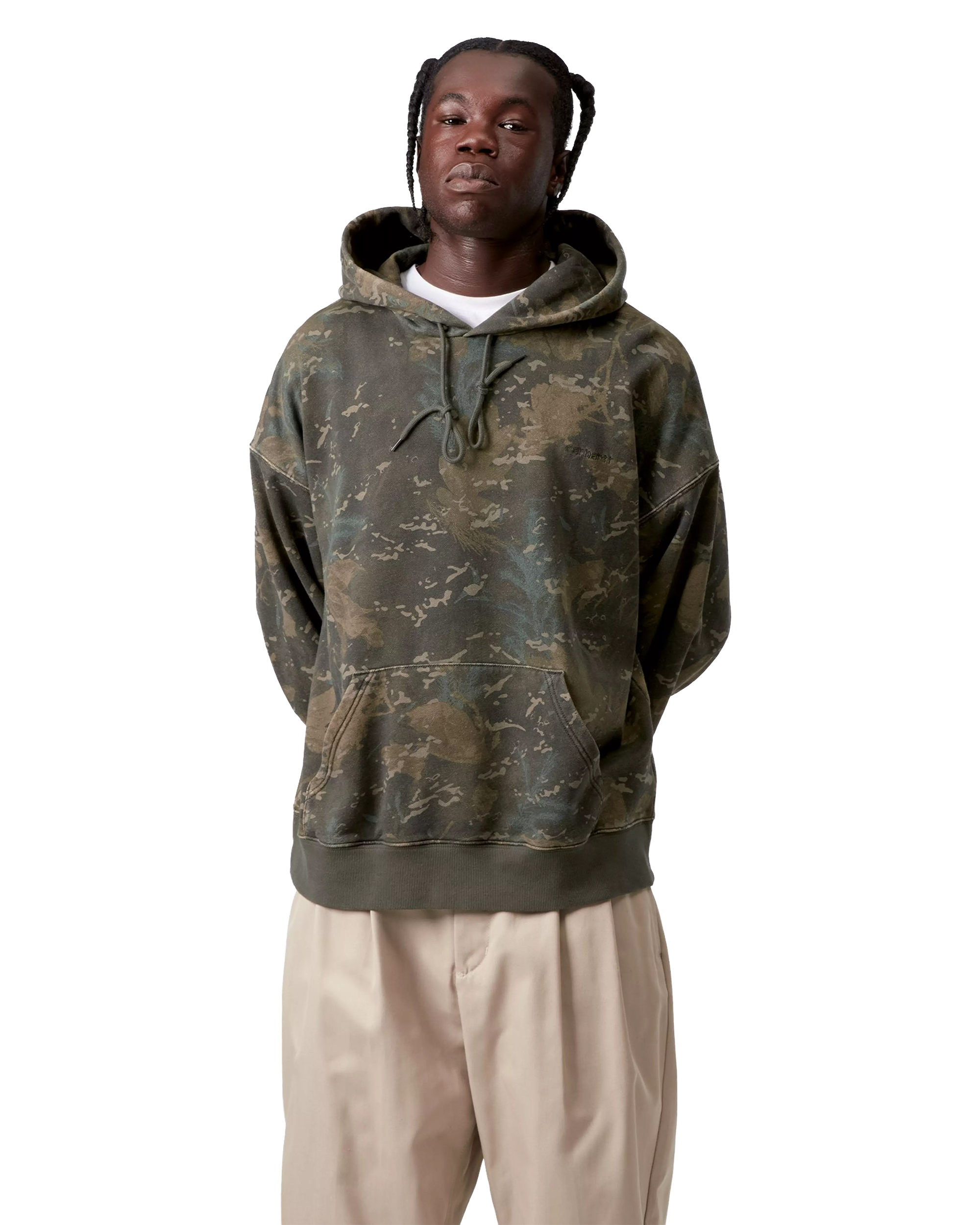 Carhartt WIP Hooded Benton Sweat Jacket Camo