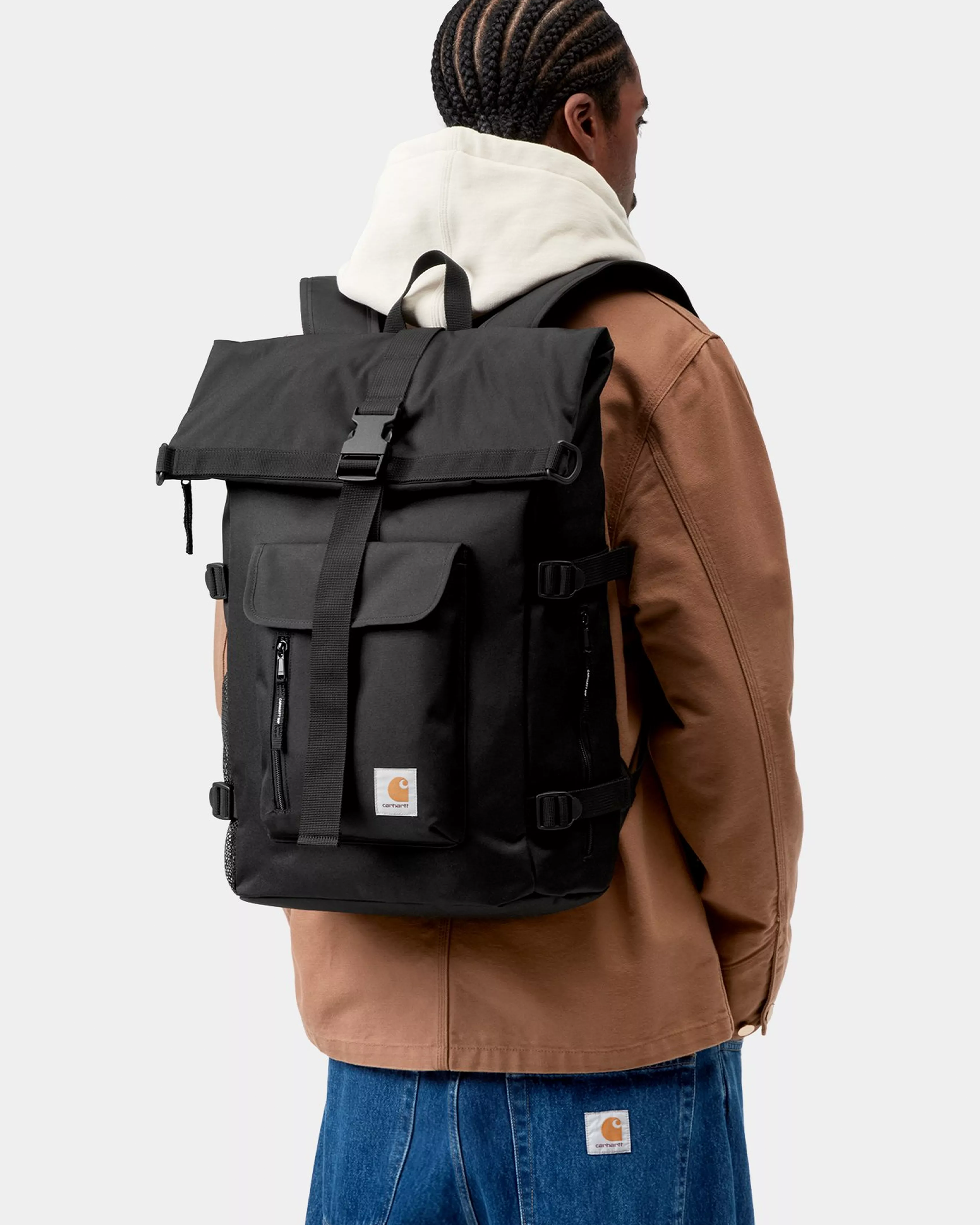 Carhartt Philis Backpack Recycled Polyester Canvas Black