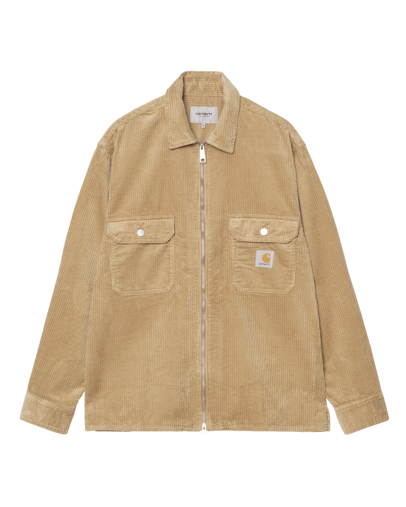 Carhartt WIP Carhartt Reynold Shirt Jacket Leather rinsed