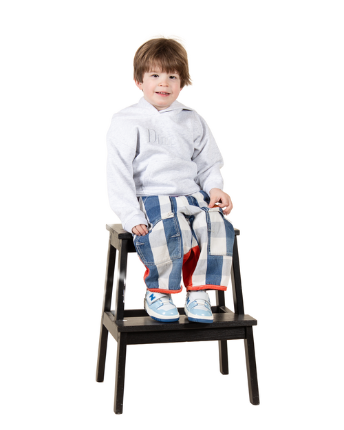 Dime Dime KIDS Classic Logo Hoodie - Ash