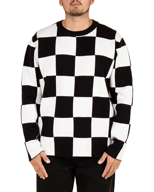 Lack Of Guidance Lack Of Guidance Pedro Knit Sweater - Black/White
