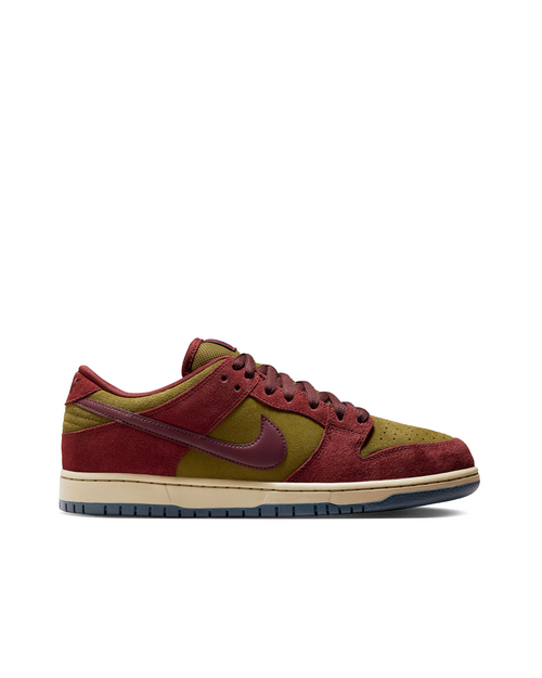 Nike Nike SB Dunk Low Pro Dark Team Red/Olive Flak/Parachute Beige/Burgundy Crush