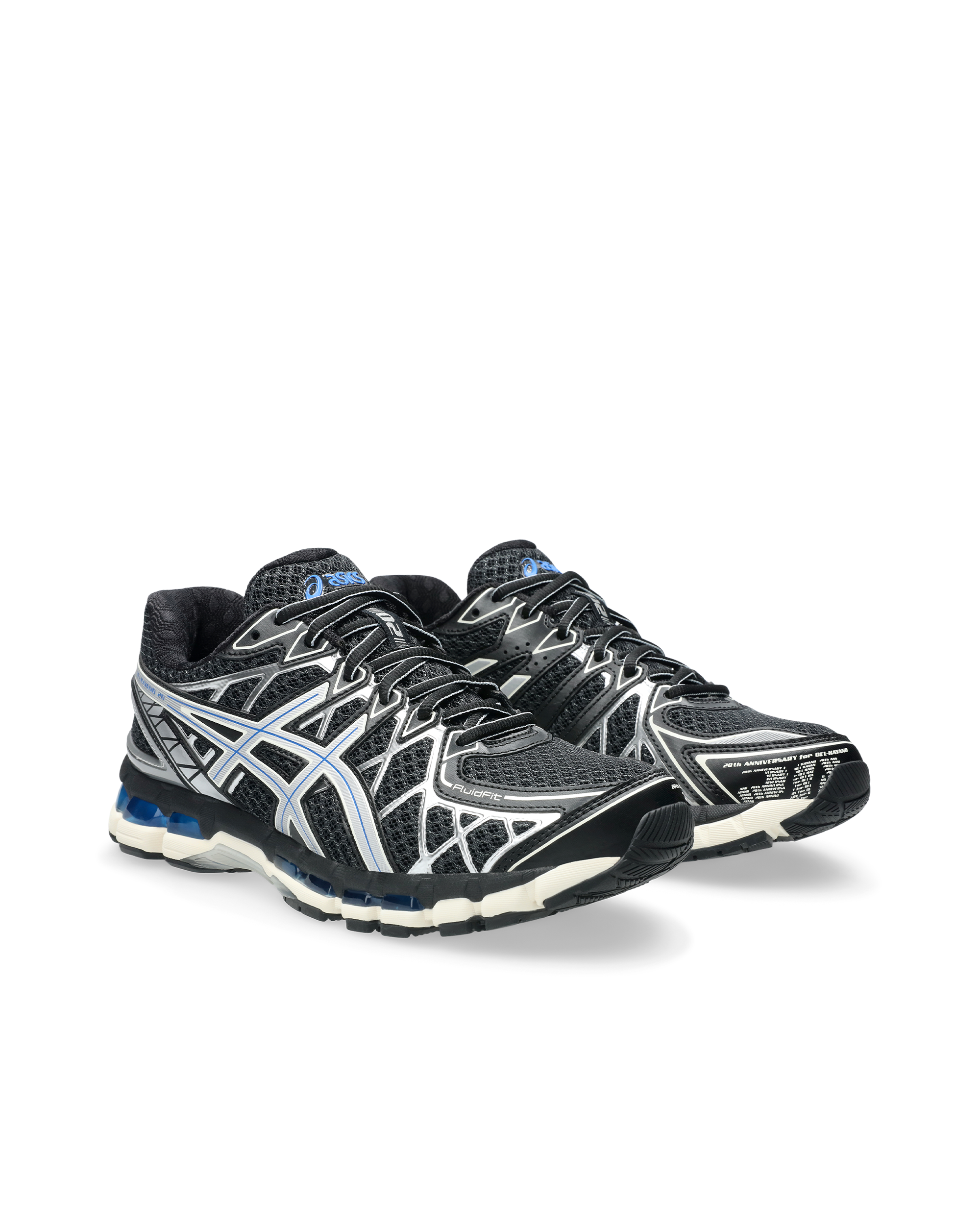 Asics Gel-Kayano 20 - Black/Pure Silver