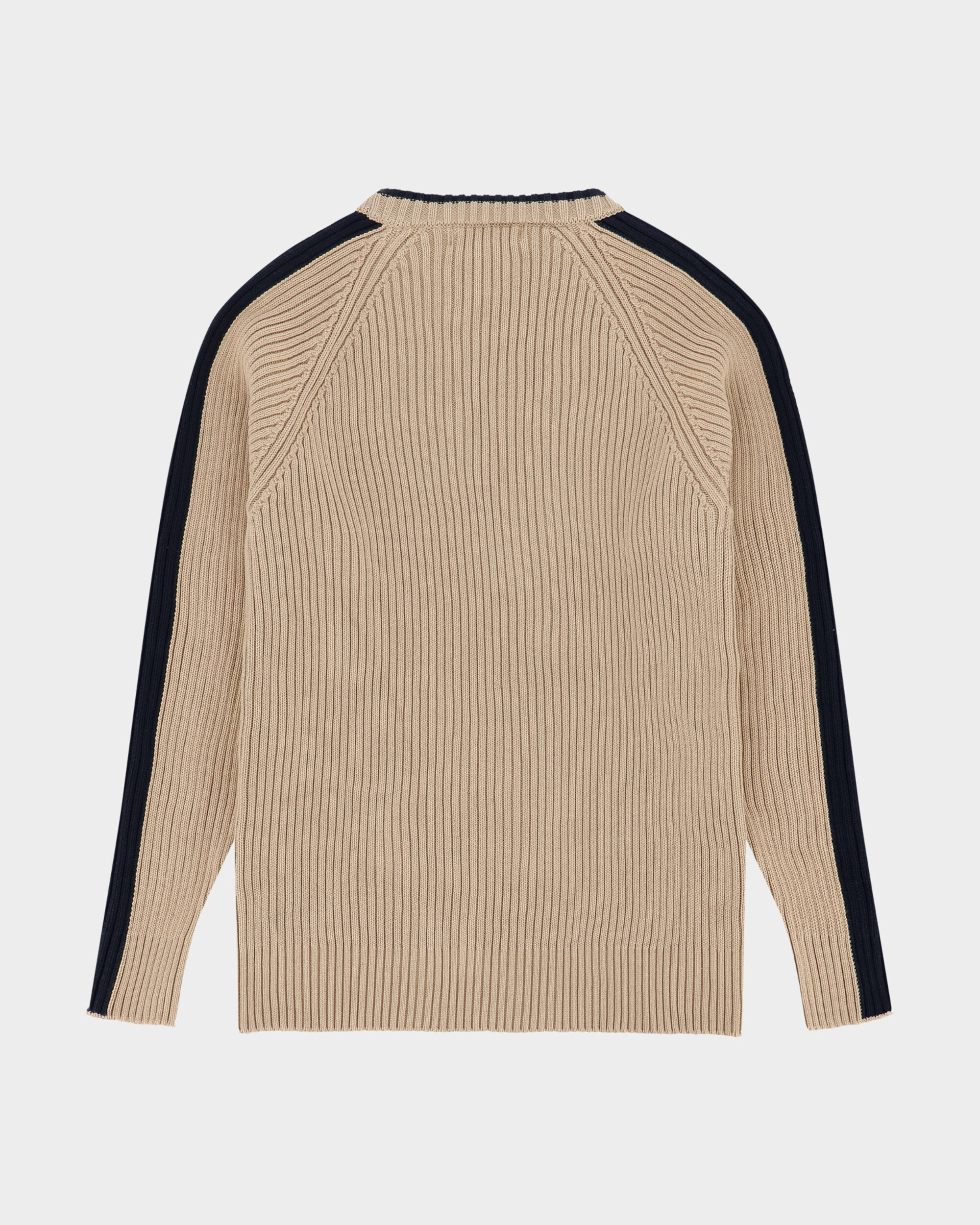 Lockwood Y2K Rib - Knit - Beige/Navy