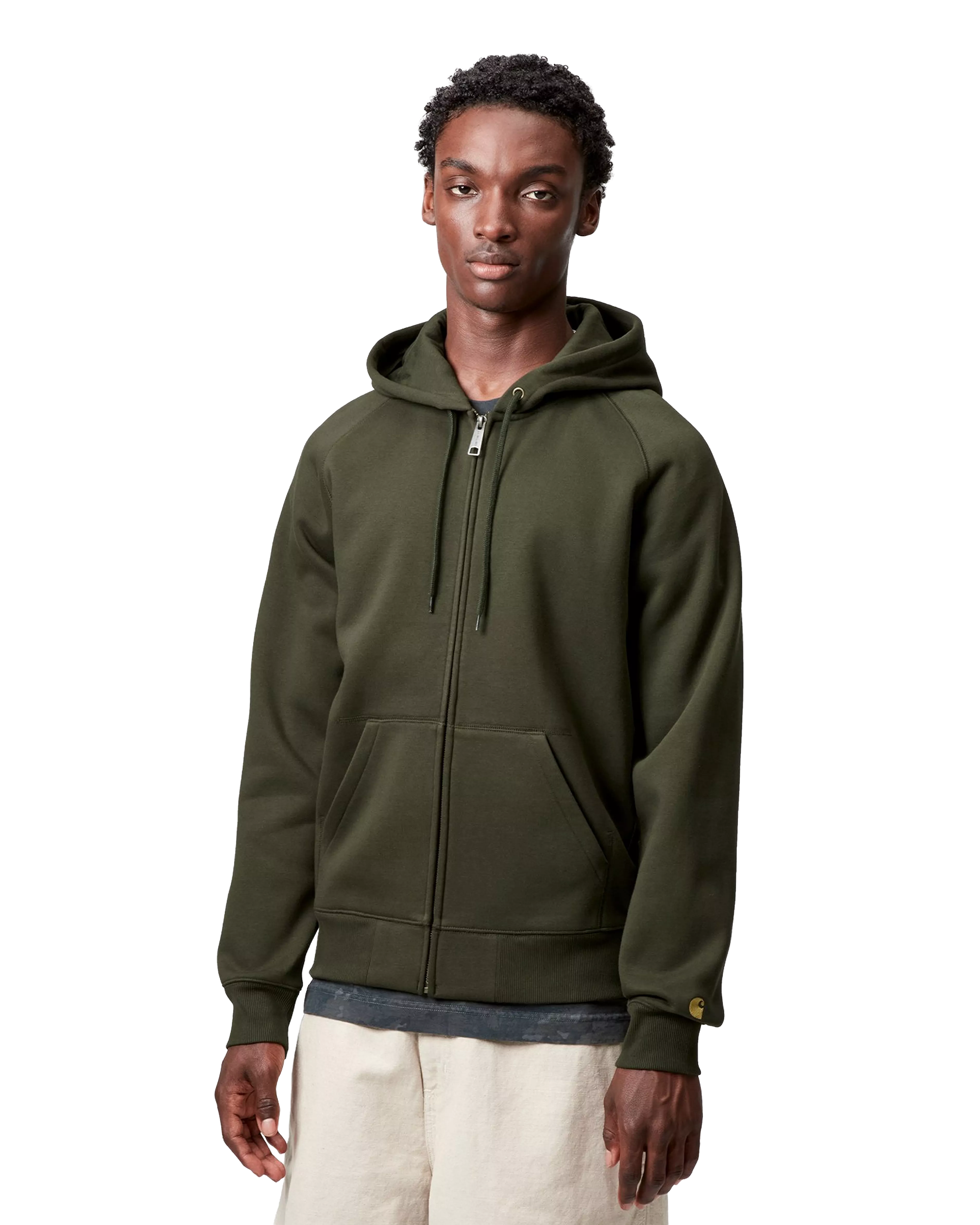 Carhartt WIP Hooded Chase Jacket Olive/Gold