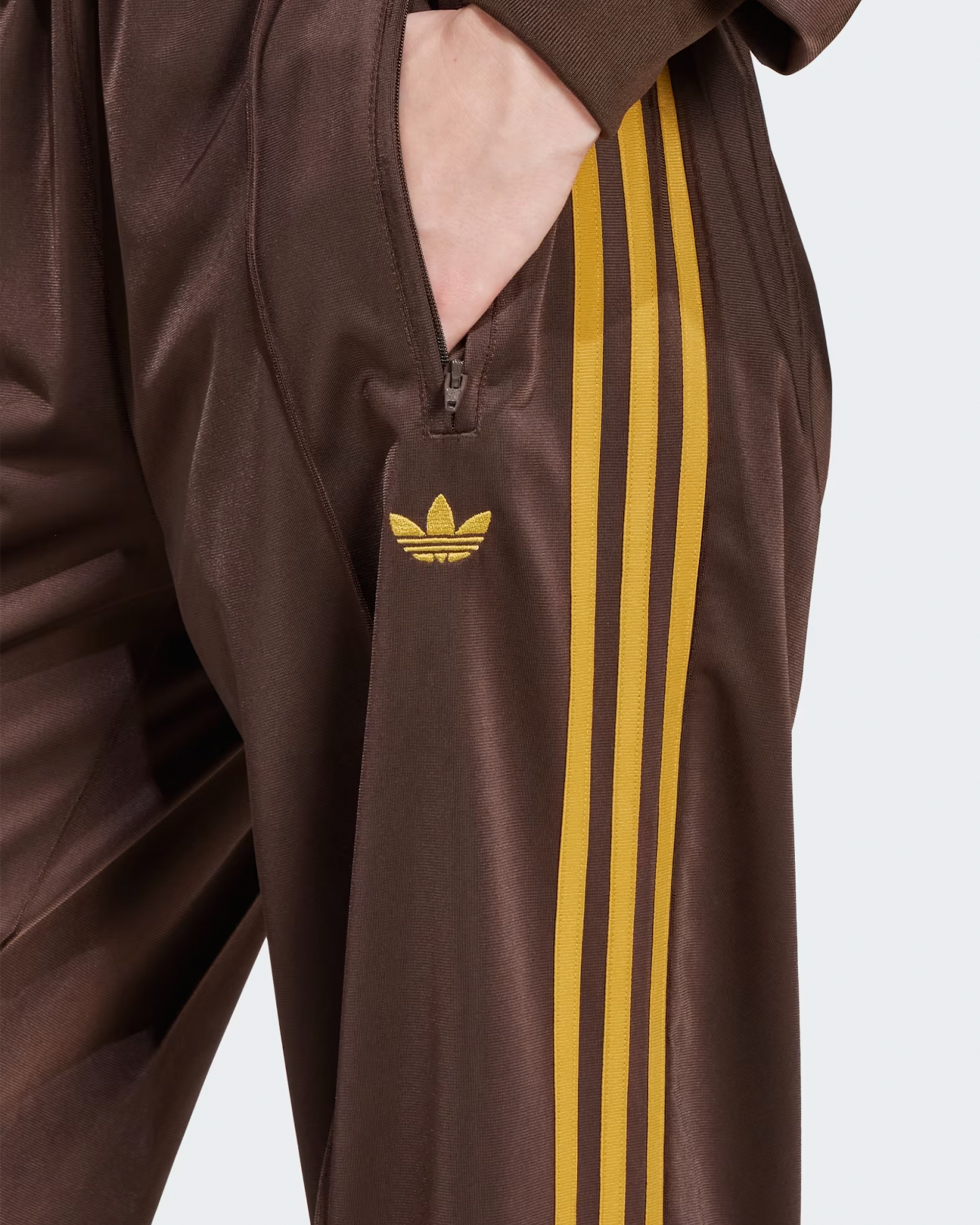 Adidas Firebird Loose Trackpants - Dark Brown / Preloved Bronze