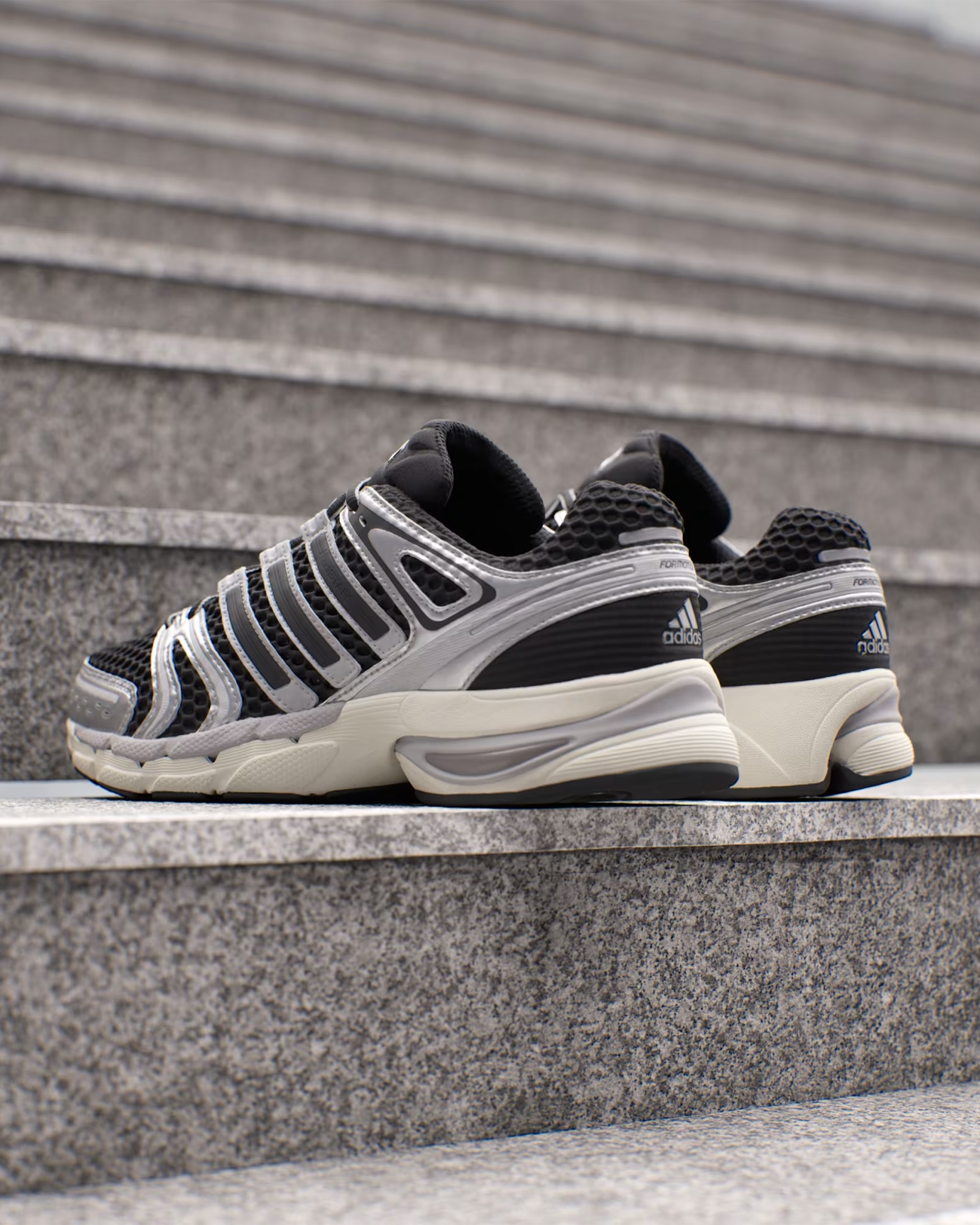 Adidas Adistar Control S - Core Black/ Silver Metallic/ Grey one