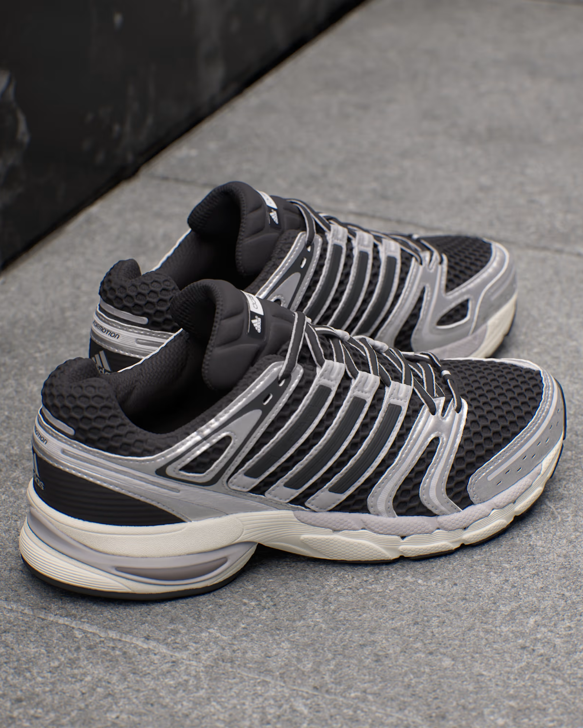 Adidas Adistar Control S - Core Black/ Silver Metallic/ Grey one