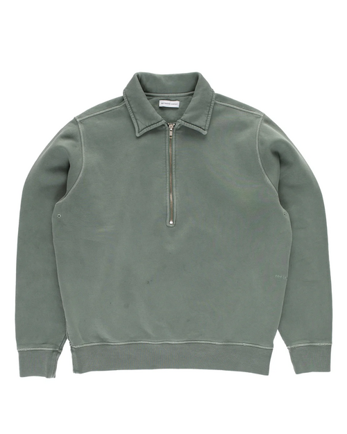 Pop Trading Co Pop Trading Company Halfzip Sweat Agave Green