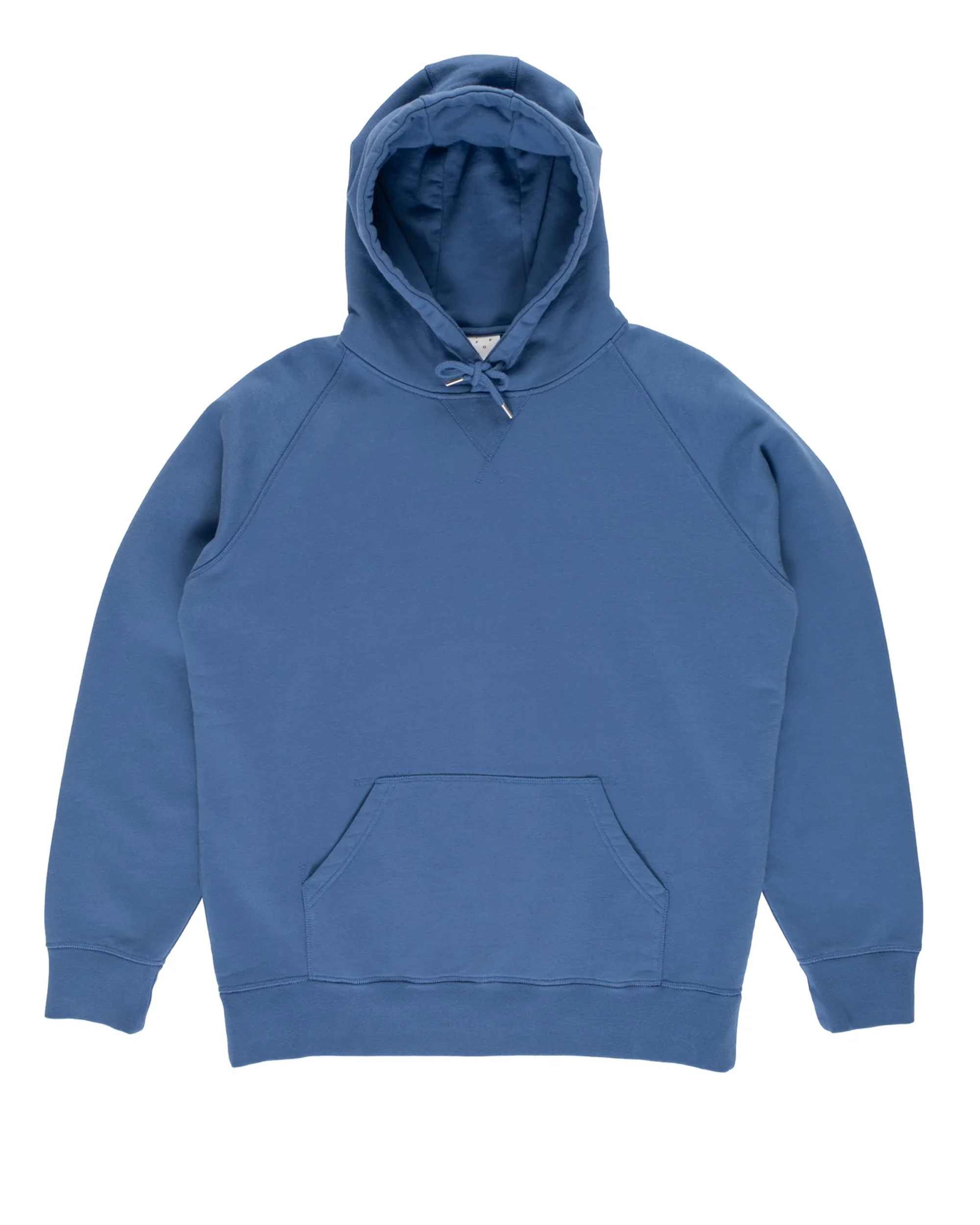 Pop Trading Company Logo Hooded Sweat Dutch Blue