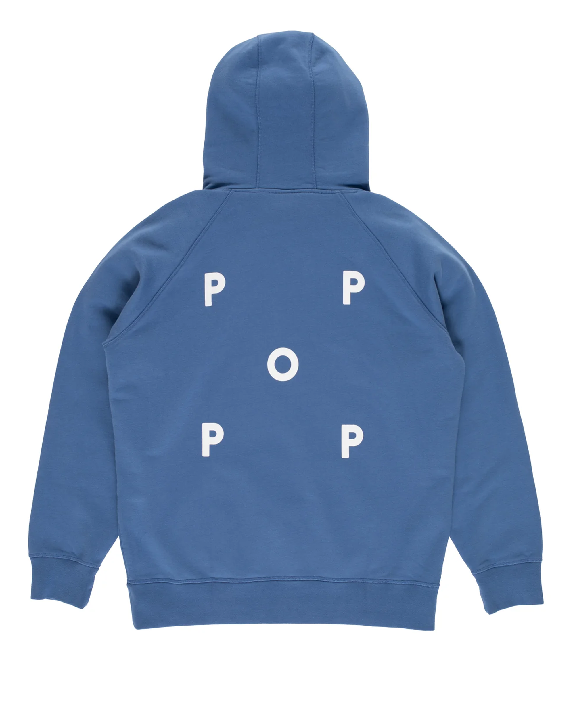 Pop Trading Company Logo Hooded Sweat Dutch Blue