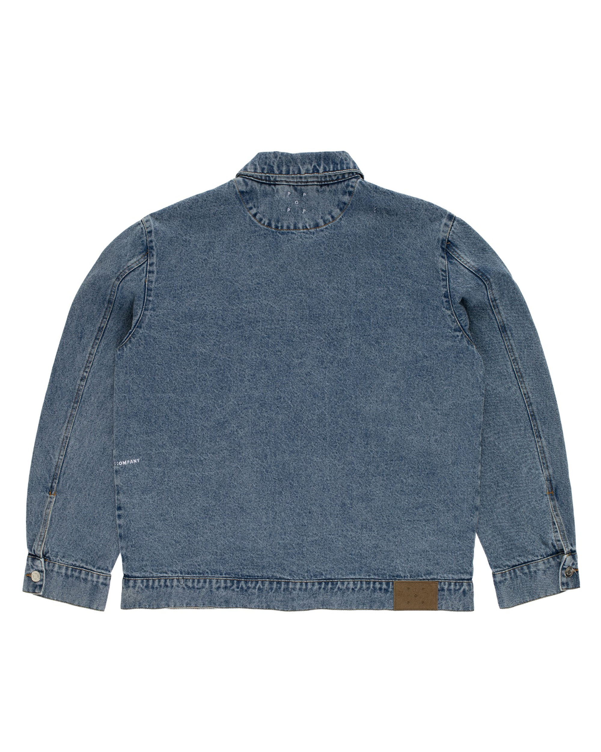 Pop Trading Company Drs Denim Jacket Stonewashed
