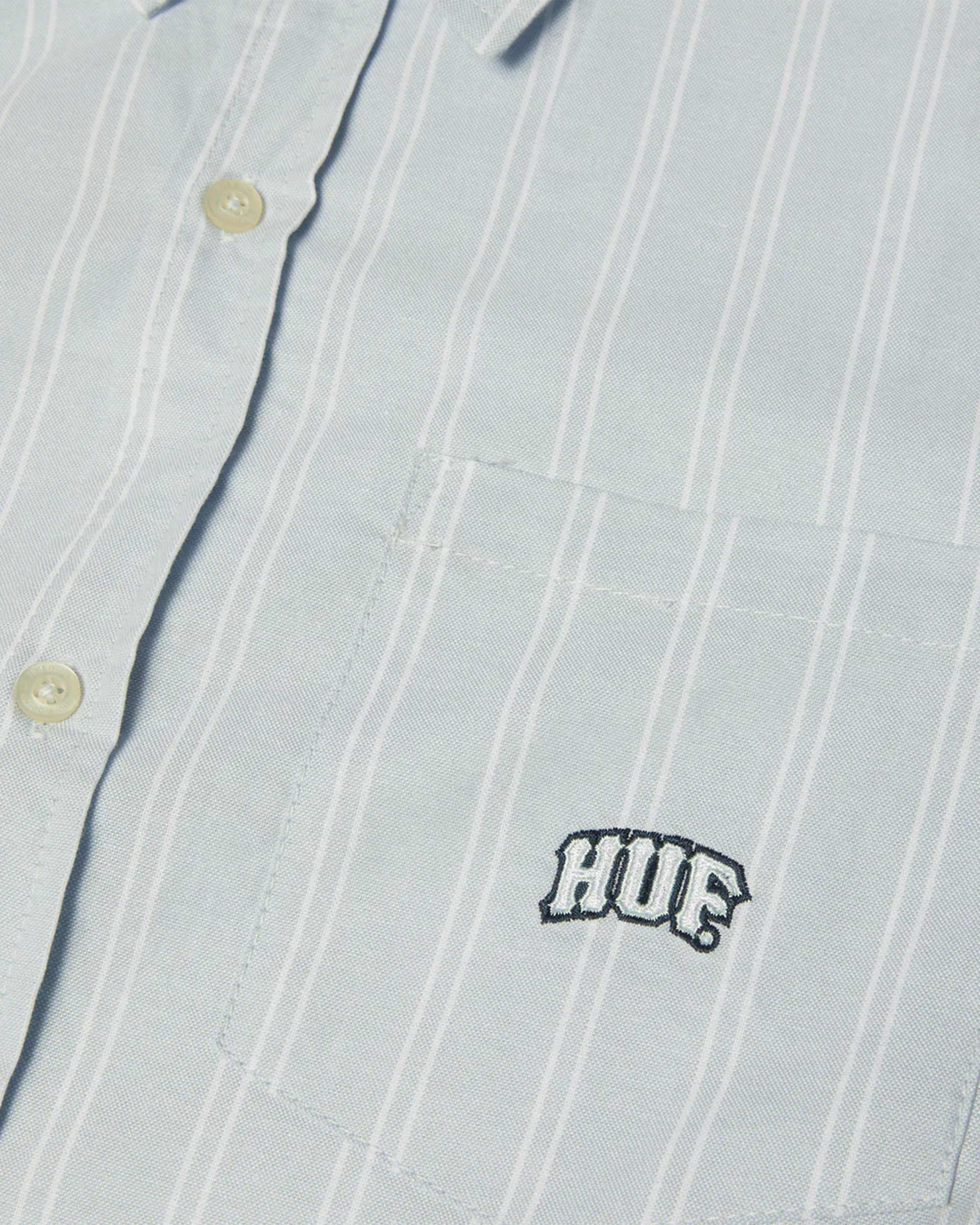 HUF Classic Arch LS Oxford Shirt Light Blue