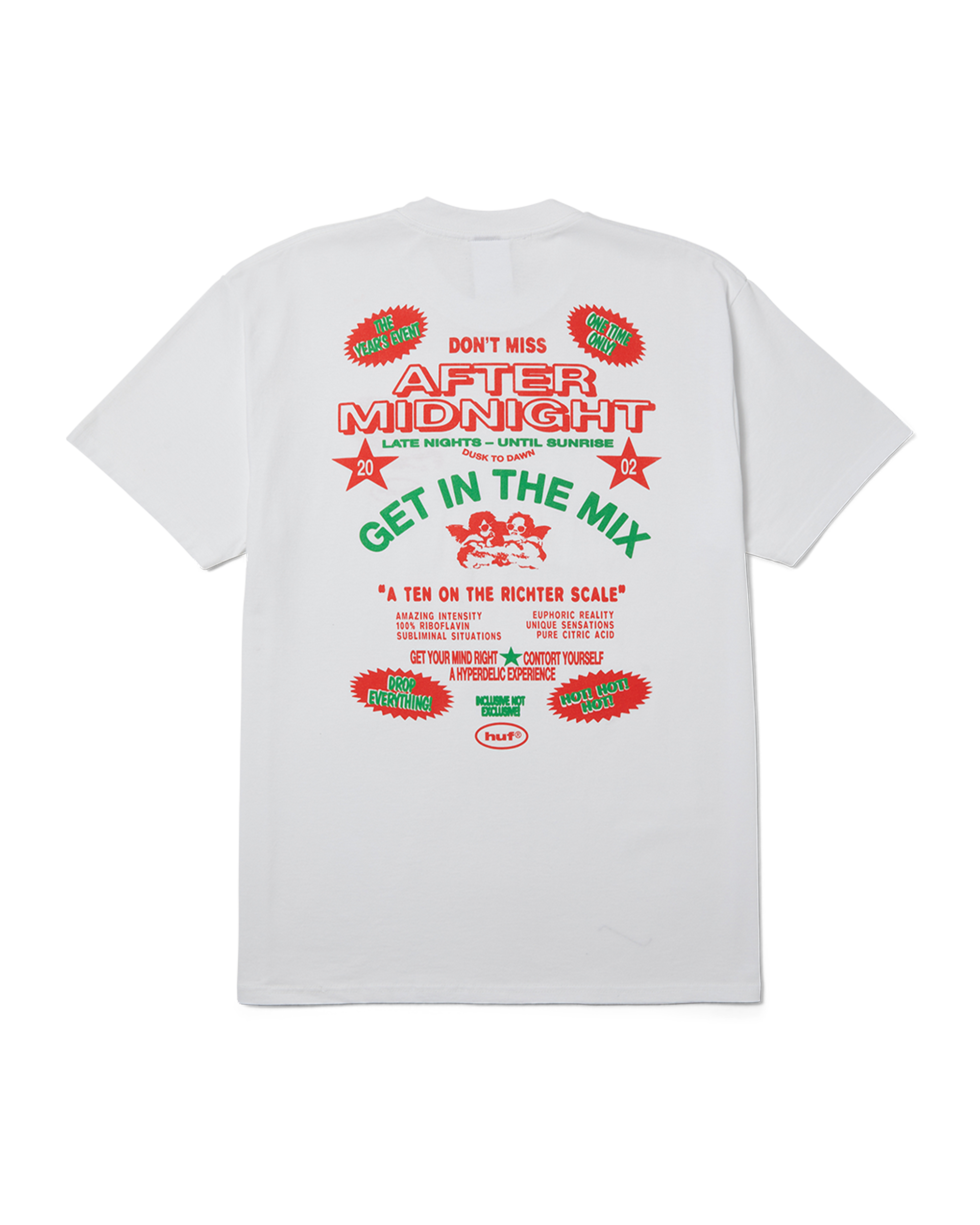 Huf After Midnight T-shirt White