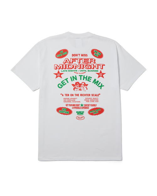 Huf Huf After Midnight T-shirt White