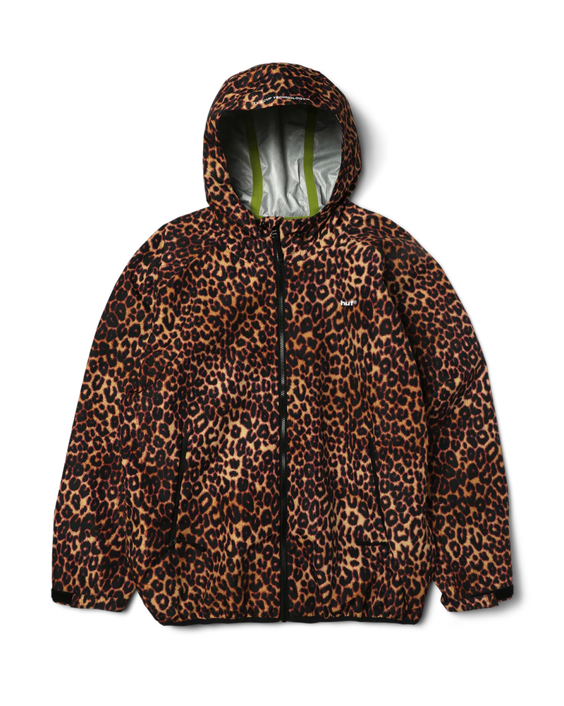 Huf HUF Rainier Printed Shell Jacket - Brown