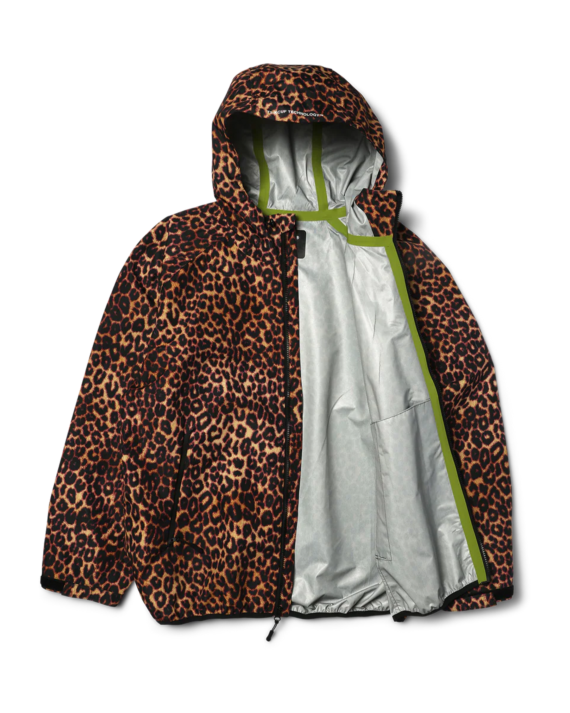 HUF Rainier Printed Shell Jacket - Brown