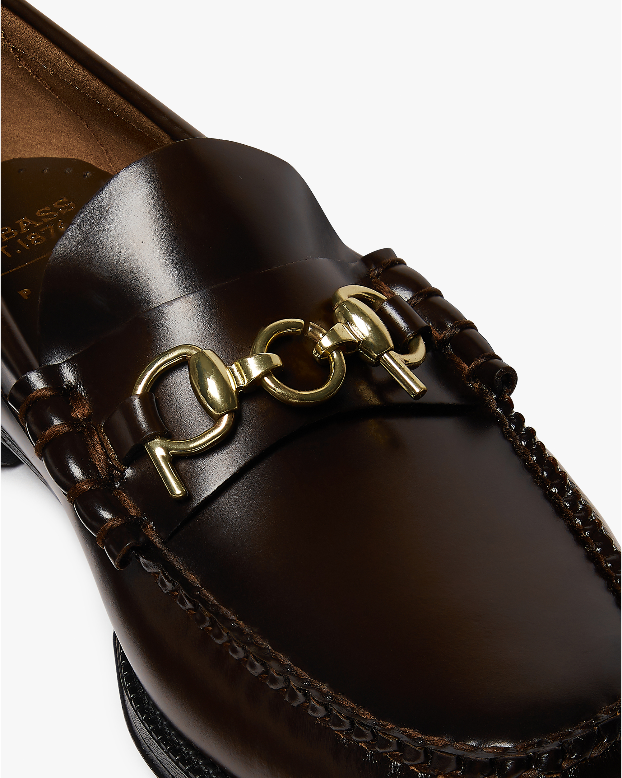 G.H. Bass. X POP Easy Weejun Lincoln Leather Chocolate